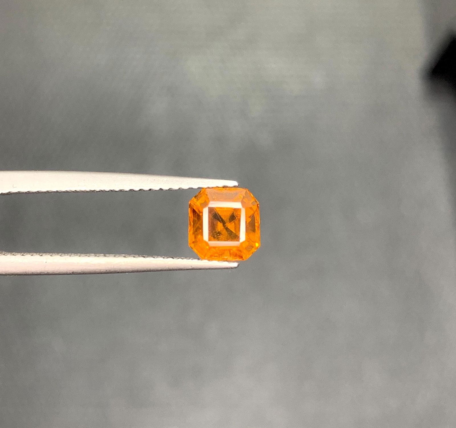 Natural Honey Brown Bastnasite Gemstone: 2.05 Carat Asscher Cut - 4