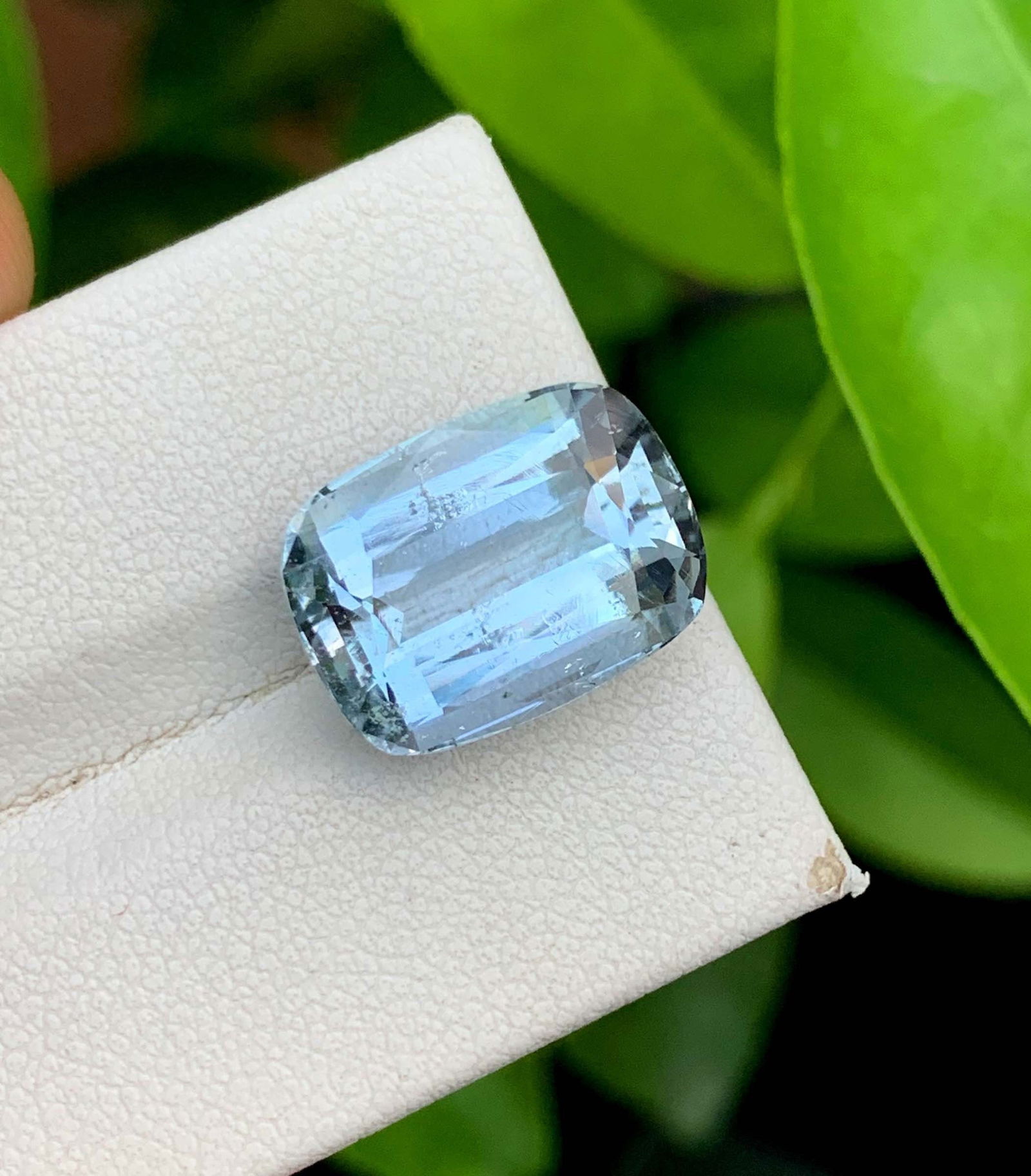 55.32 Carat Santa Maria Aquamarine Gemstone: Deep Blue Cushion Cut: Materials: Gemstone: Aquamarine Carat weight: 55.32 About this item Certified Deep Blue Aquamarine Gemstone, Santa Maria Aquamarine, Cut Stone, Faceted Aquamarine, Aquamarine Stone Weight - 55.32 Cara