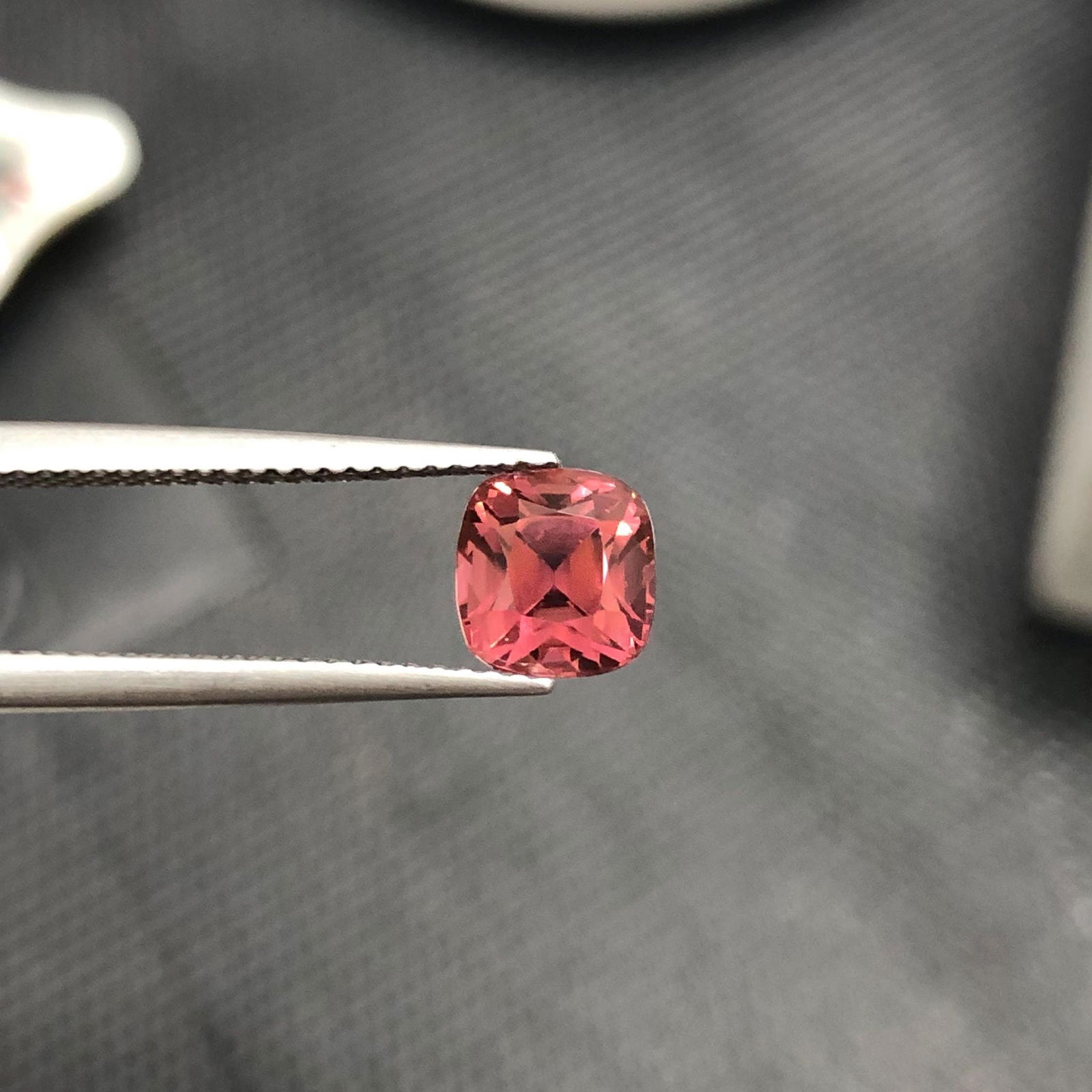 Hot Pink Tourmaline Gemstone: Natural Cushion Cut, Afghanistan Origin - 2