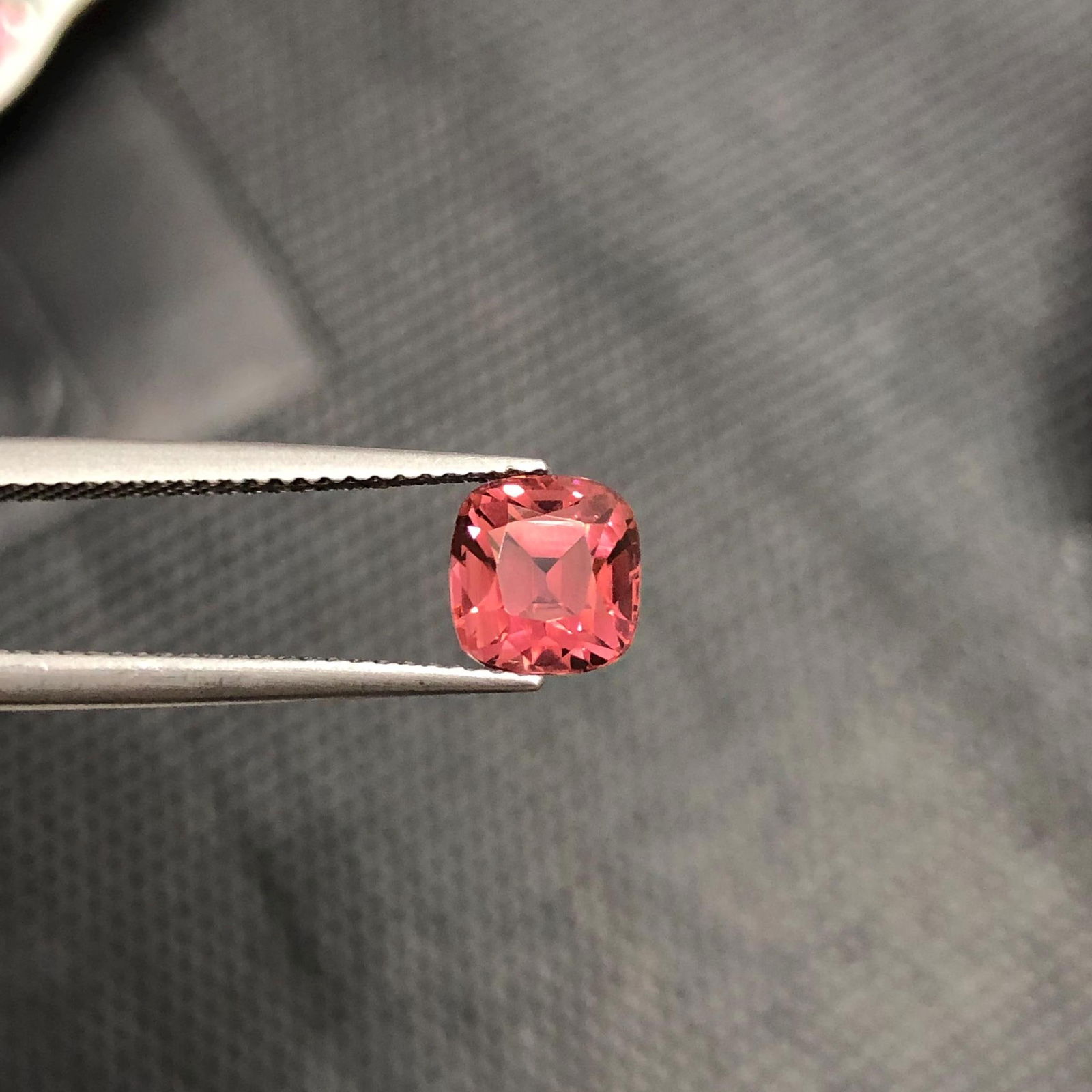 Hot Pink Tourmaline Gemstone: Natural Cushion Cut, Afghanistan Origin - 4