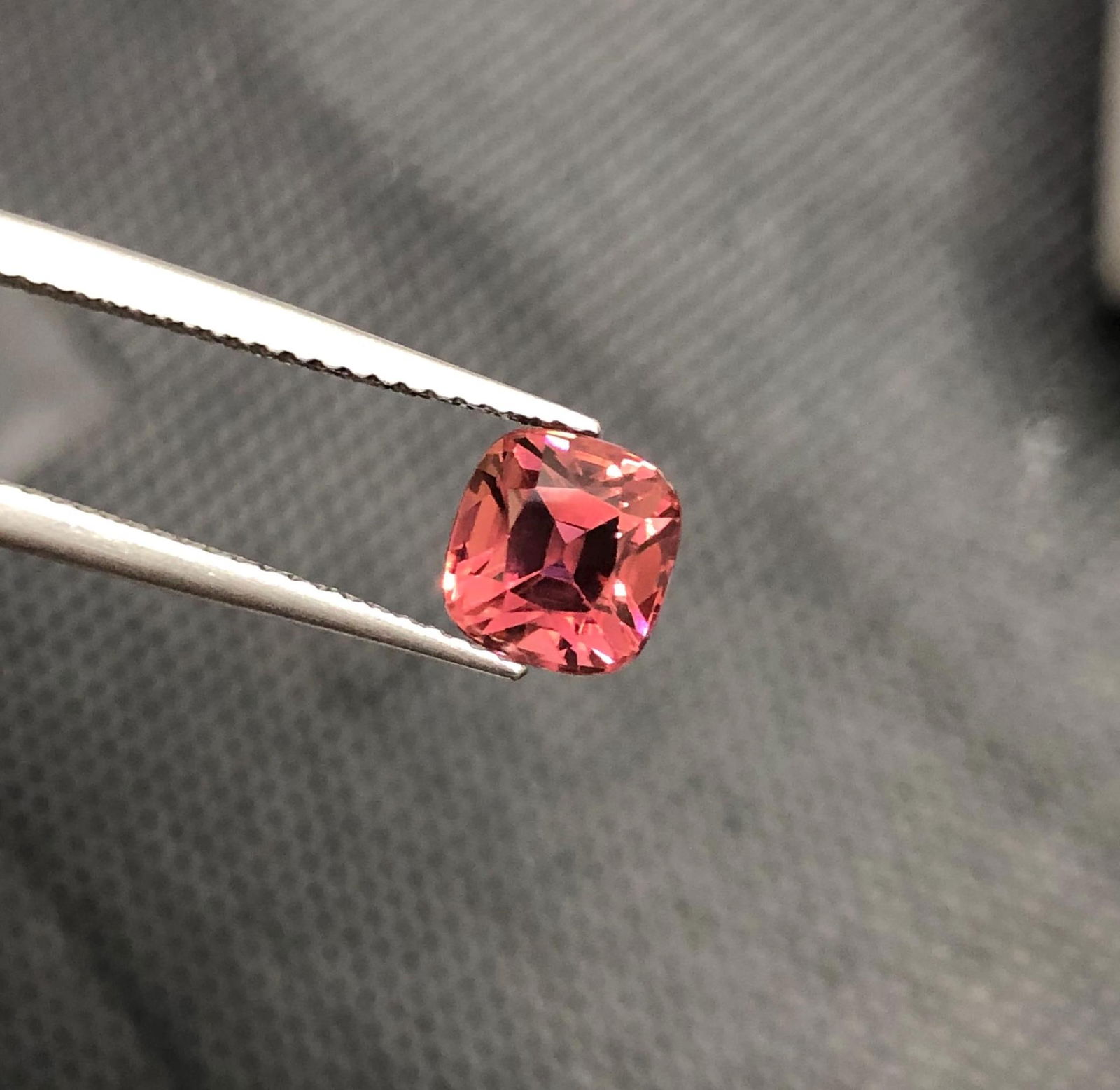 Hot Pink Tourmaline Gemstone: Natural Cushion Cut, Afghanistan Origin - 8