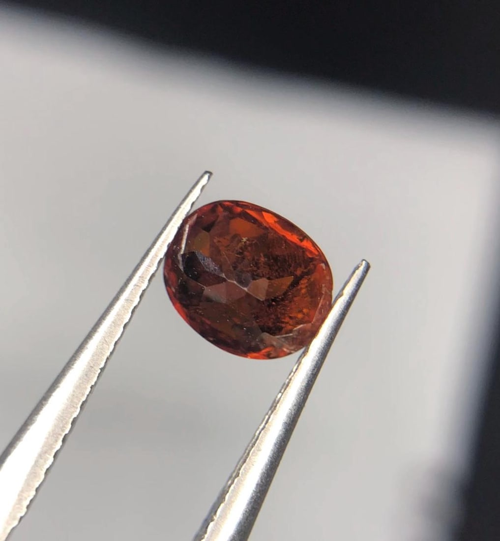 Rare Bastnasite Gemstone – 1.50 Carat Oval Cut, Zagi Mine - 10