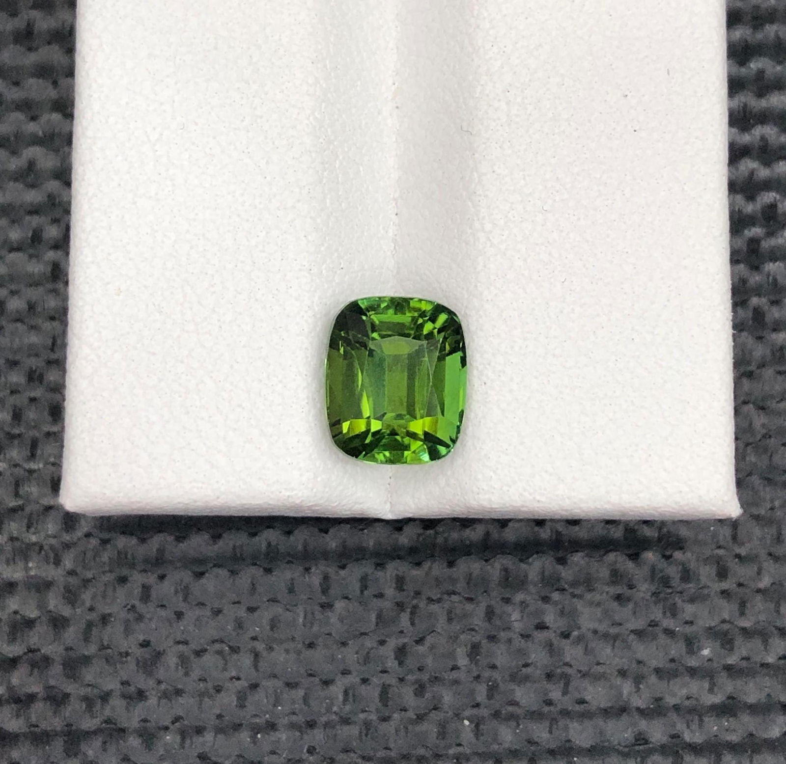 Afghan Forest Green Tourmaline Gemstone: Cushion Cut, 2.29 CT - 12