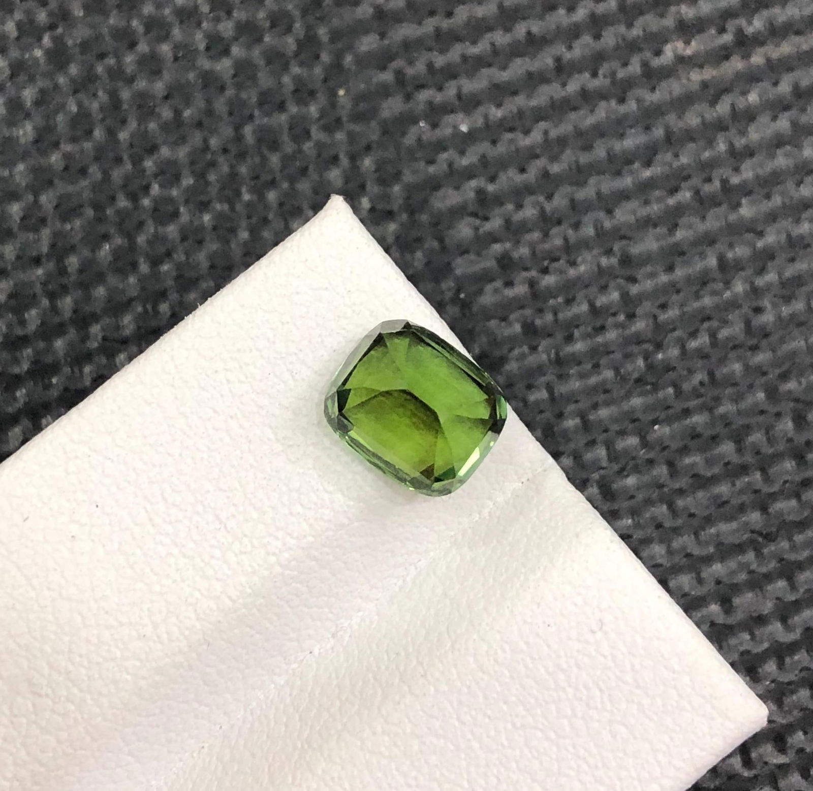 Afghan Forest Green Tourmaline Gemstone: Cushion Cut, 2.29 CT - 17