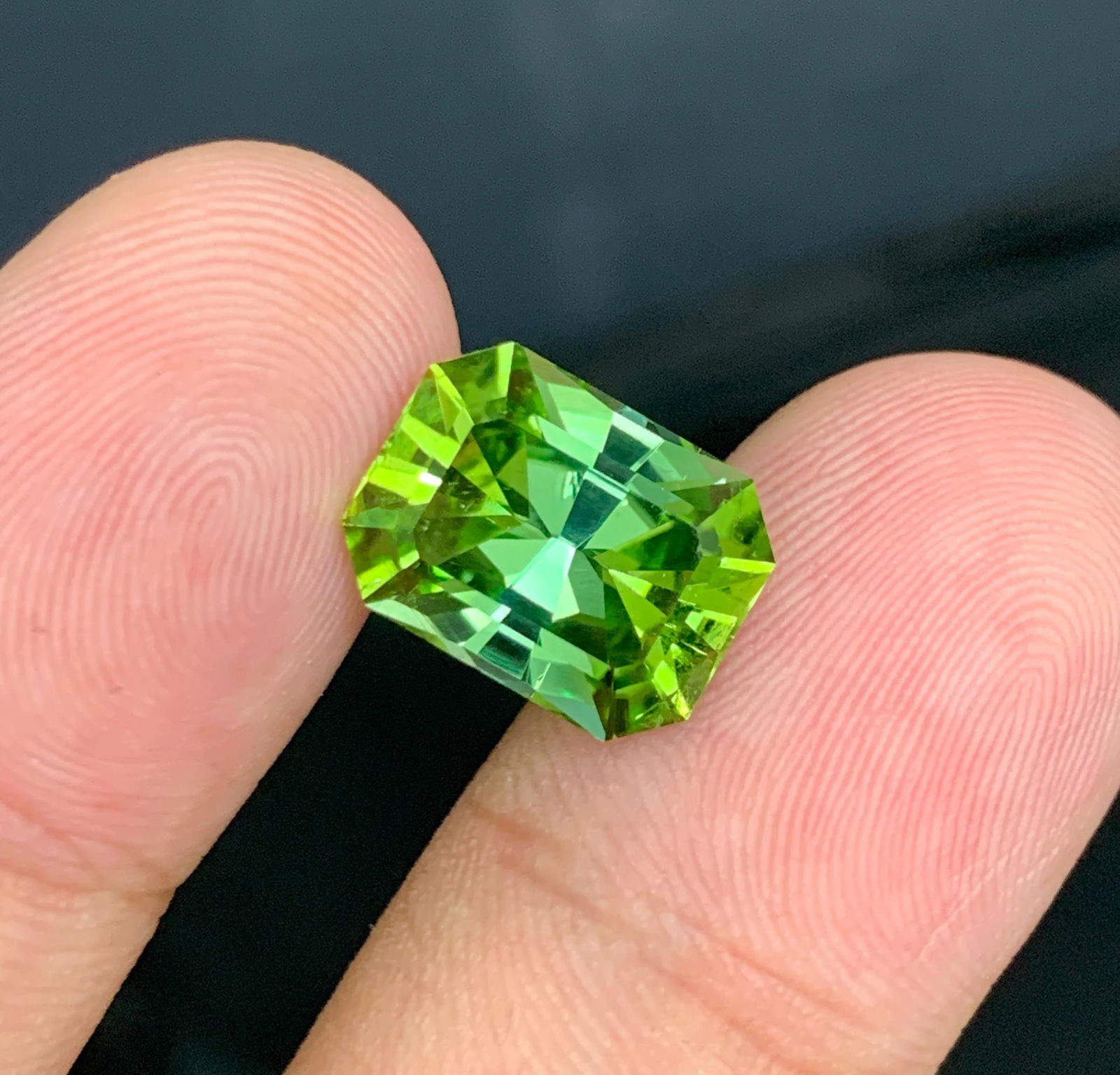 Mint Green Tourmaline Gemstone: 6.50 Carat Radiant Cut, Afghanistan Origin - 10