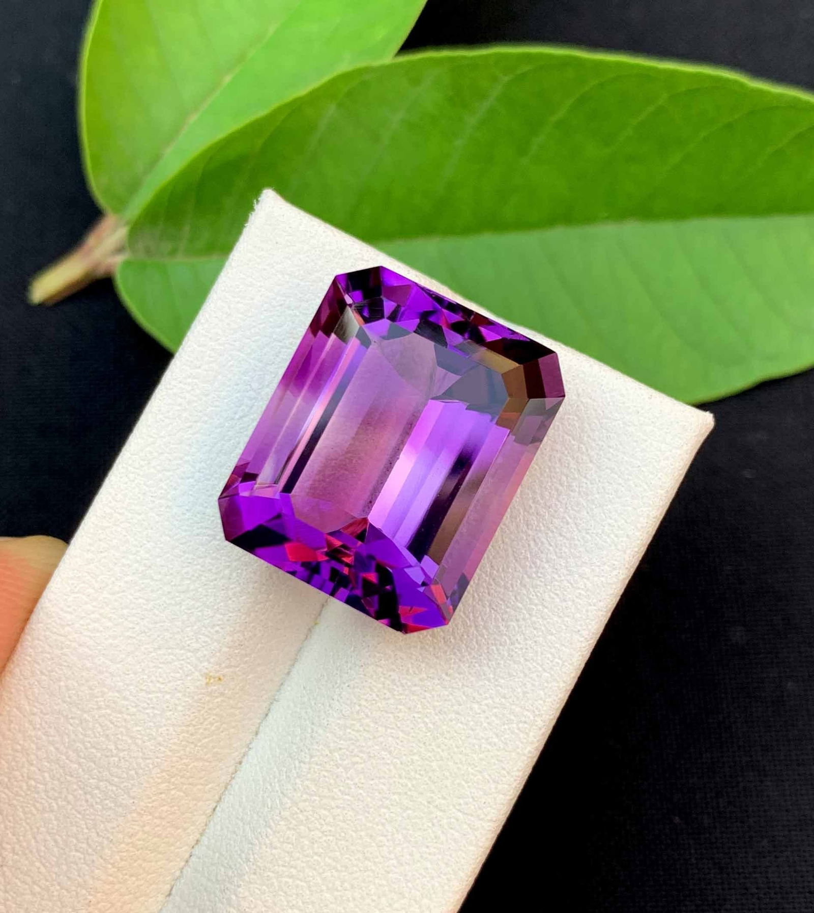 Emerald Cut Amethyst Gemstone: Natural February Birthstone, 23.05 Carats: Materials: Gemstone: Amethyst Carat weight: 23.05 Natural Amethyst Gemstone, Emerald Cut Amethyst Gemstone, Amethyst for Jewelry Making, February Birthstone weight - 23.05 Carats Dimension -