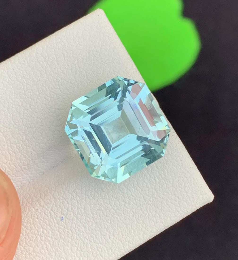 Emerald Cut Aquamarine Gemstone: 11.67 Carats, Pakistan Origin, March Birthstone: Materials: Gemstone: Aquamarine About this item Natural Aquamarine Gemstone, Fancy Emerald Cut Aquamarine Gemstone From Skardu Pakistan March Birthstone Gemology: Hardness : 7.5-8 Origin : Pakistan Sh