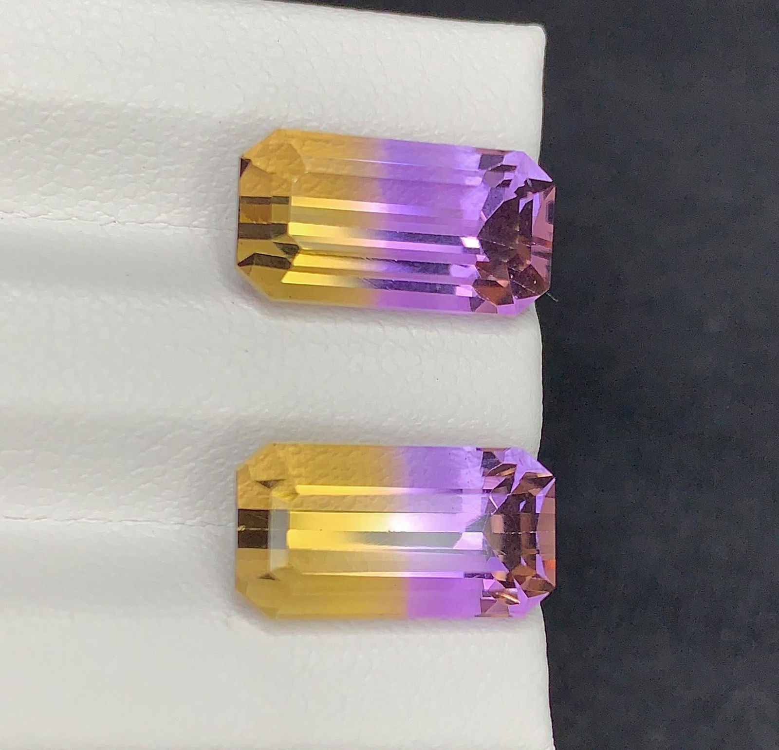 Natural Ametrine Gemstone: 38.50 CT Fancy Pixel Cut, February Birthstone - 11