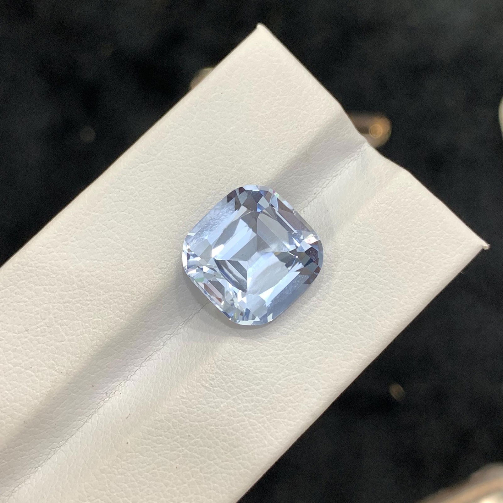 Aquamarine Gemstone: 9.5 Carat Cushion Cut March Birthstone - 18