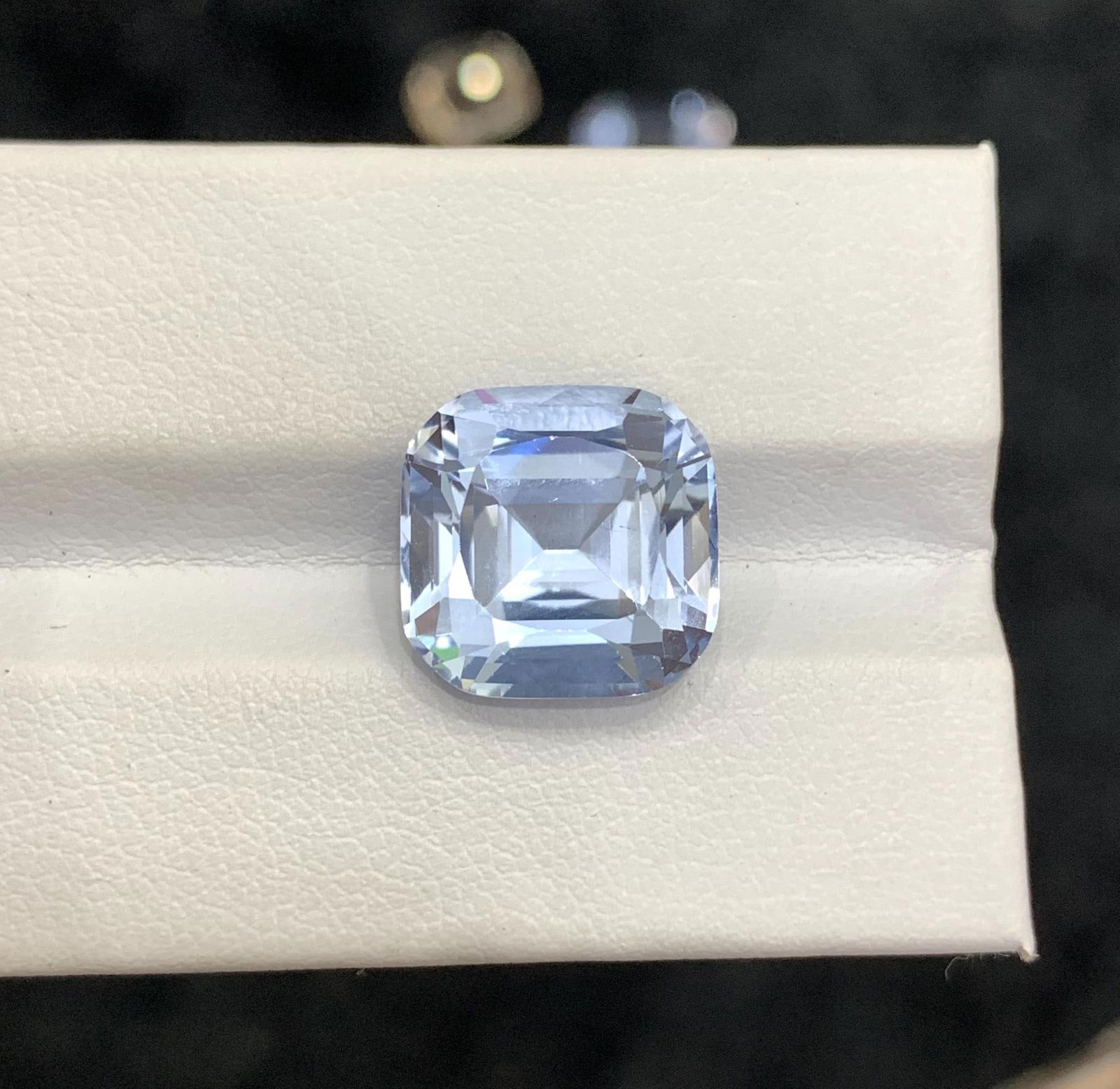 Aquamarine Gemstone: 9.5 Carat Cushion Cut March Birthstone - 19