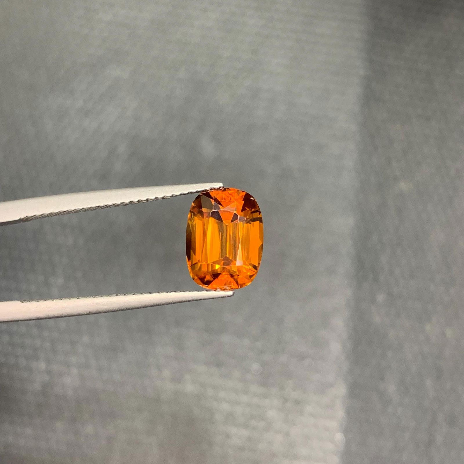 Honey Brown Bastnaesite Gemstone: 5.05 CT Loupe Clean Cushion Cut - 10