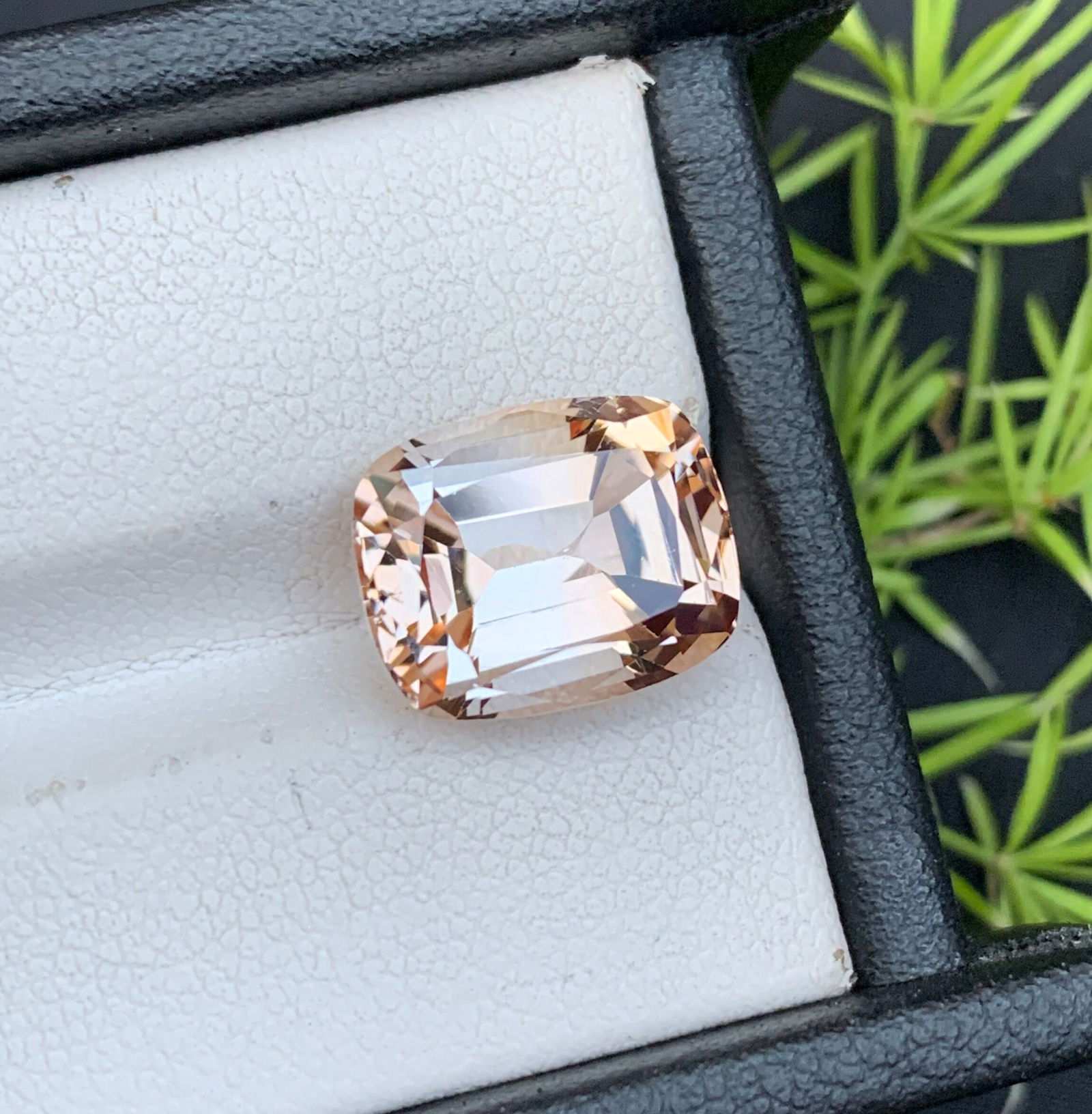 Sherry Topaz Gemstone: 8.85 Carat Cushion Cut Loose Stone: Materials: Gemstone: Topaz Carat weight: 8.85 About this item Natural Topaz Gemstone, Cushion Cut Sherry Color, Ring & Jewelry Size Topaz Loose Gemstone. 8.85 Carats Weight : 8.85 Carats. Dimensions