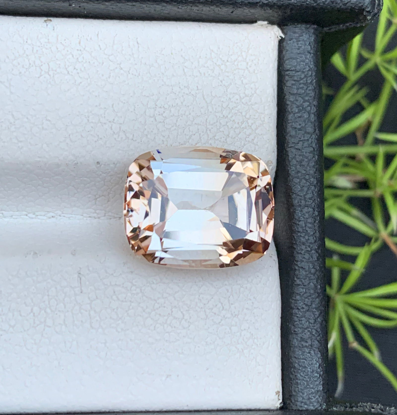 Sherry Topaz Gemstone: 8.85 Carat Cushion Cut Loose Stone - 3