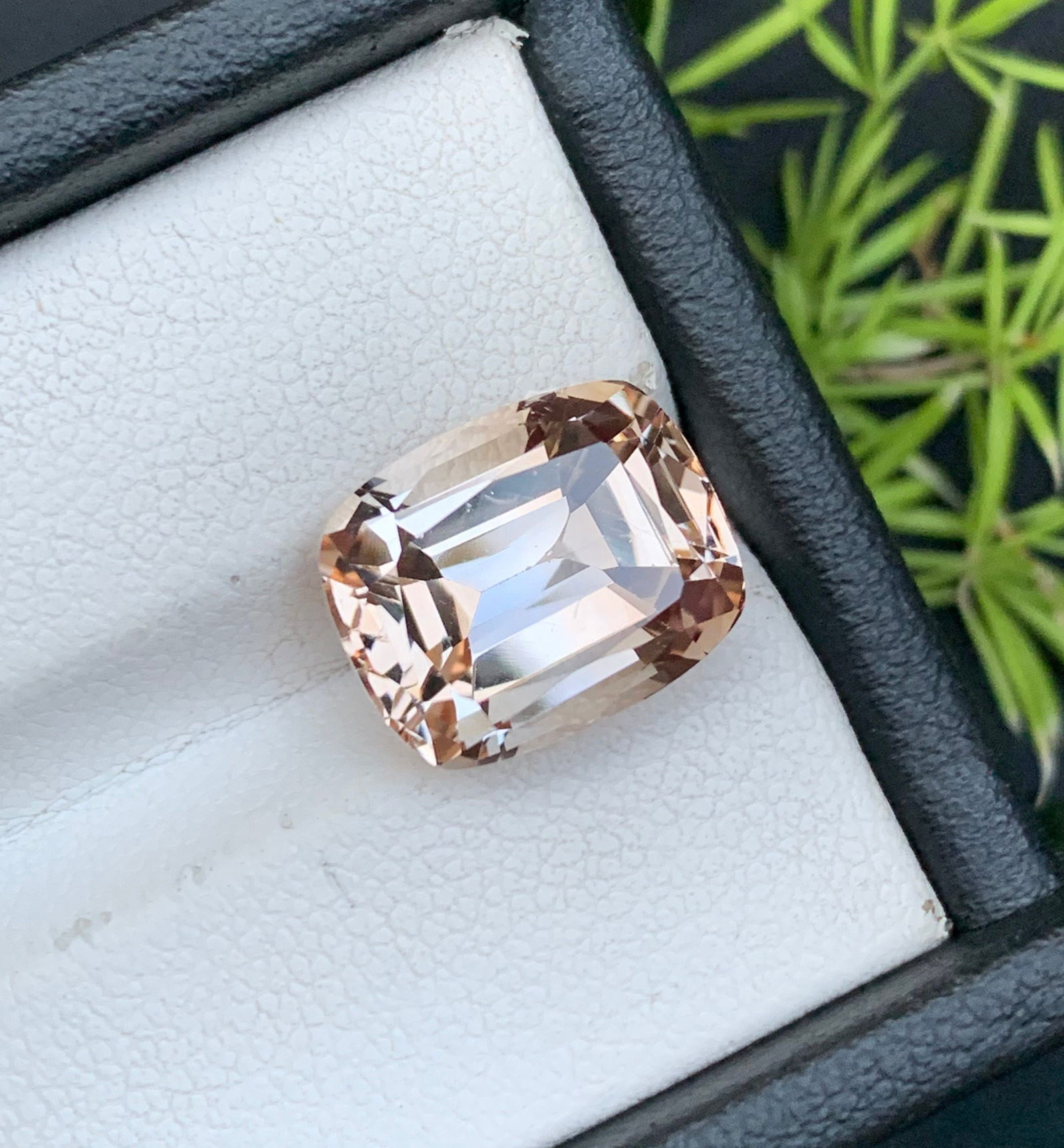 Sherry Topaz Gemstone: 8.85 Carat Cushion Cut Loose Stone - 7