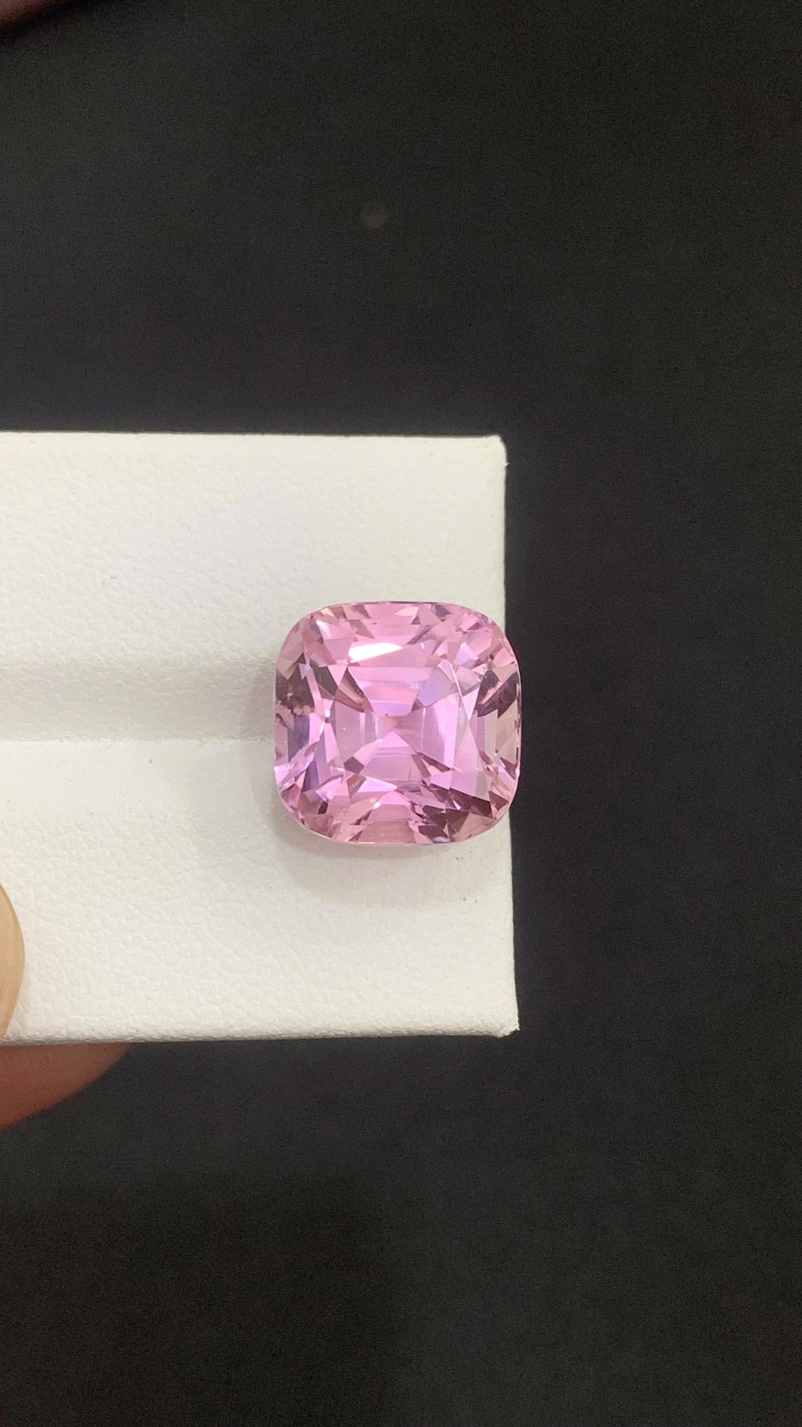 Pink Kunzite Cushion Cut Loose Gemstone For Ring And Jewellery, Wedding Jewellery - 14.25 Carat - 14
