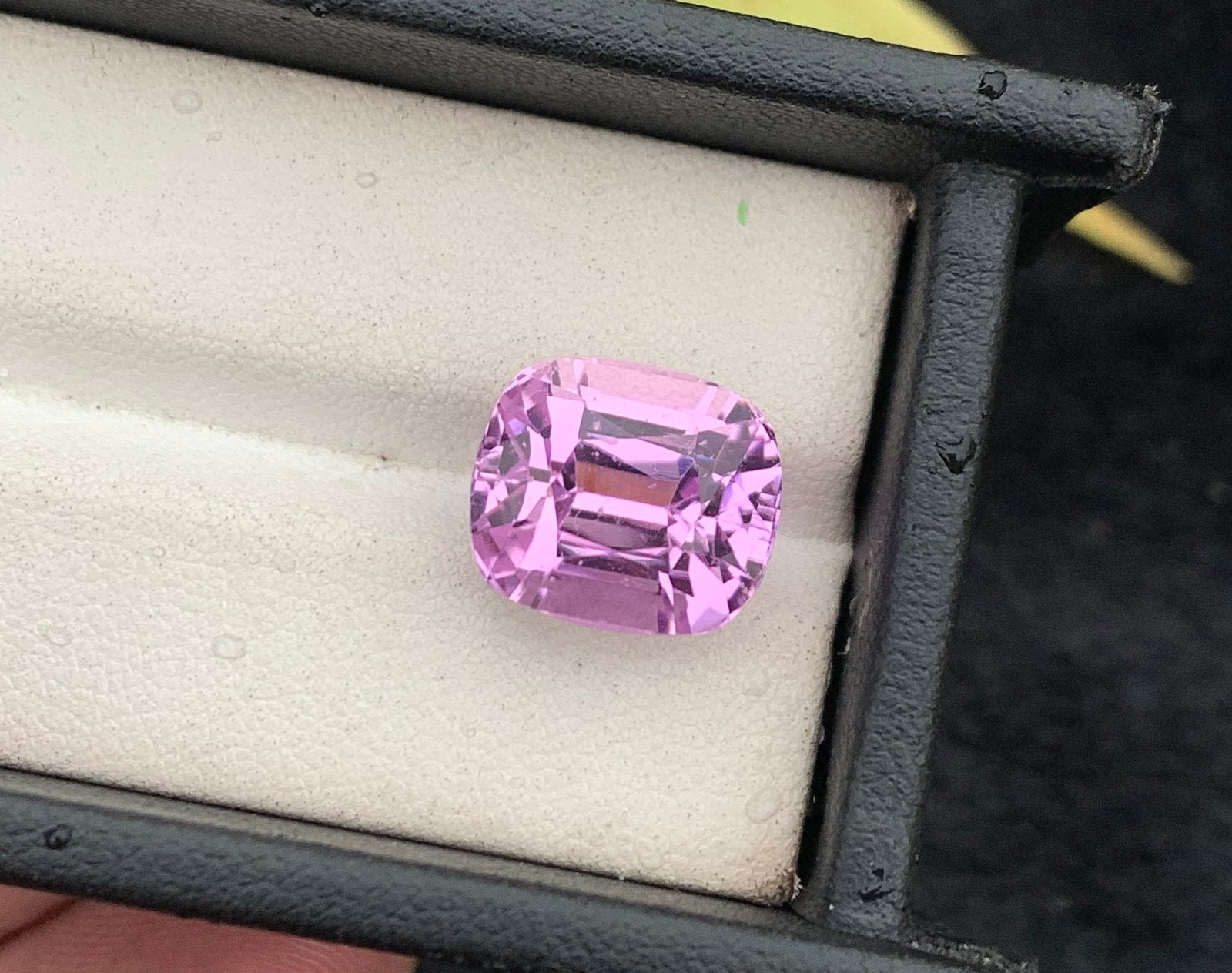 Pink Kunzite Gemstone: 12.30 Carat Cushion Cut, Afghanistan Origin - 2