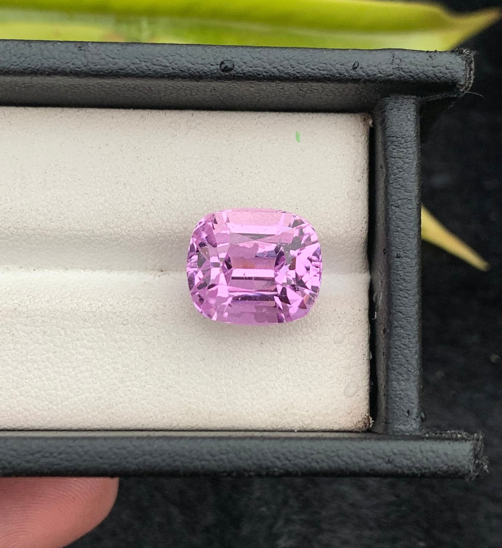 Pink Kunzite Gemstone: 12.30 Carat Cushion Cut, Afghanistan Origin - 3