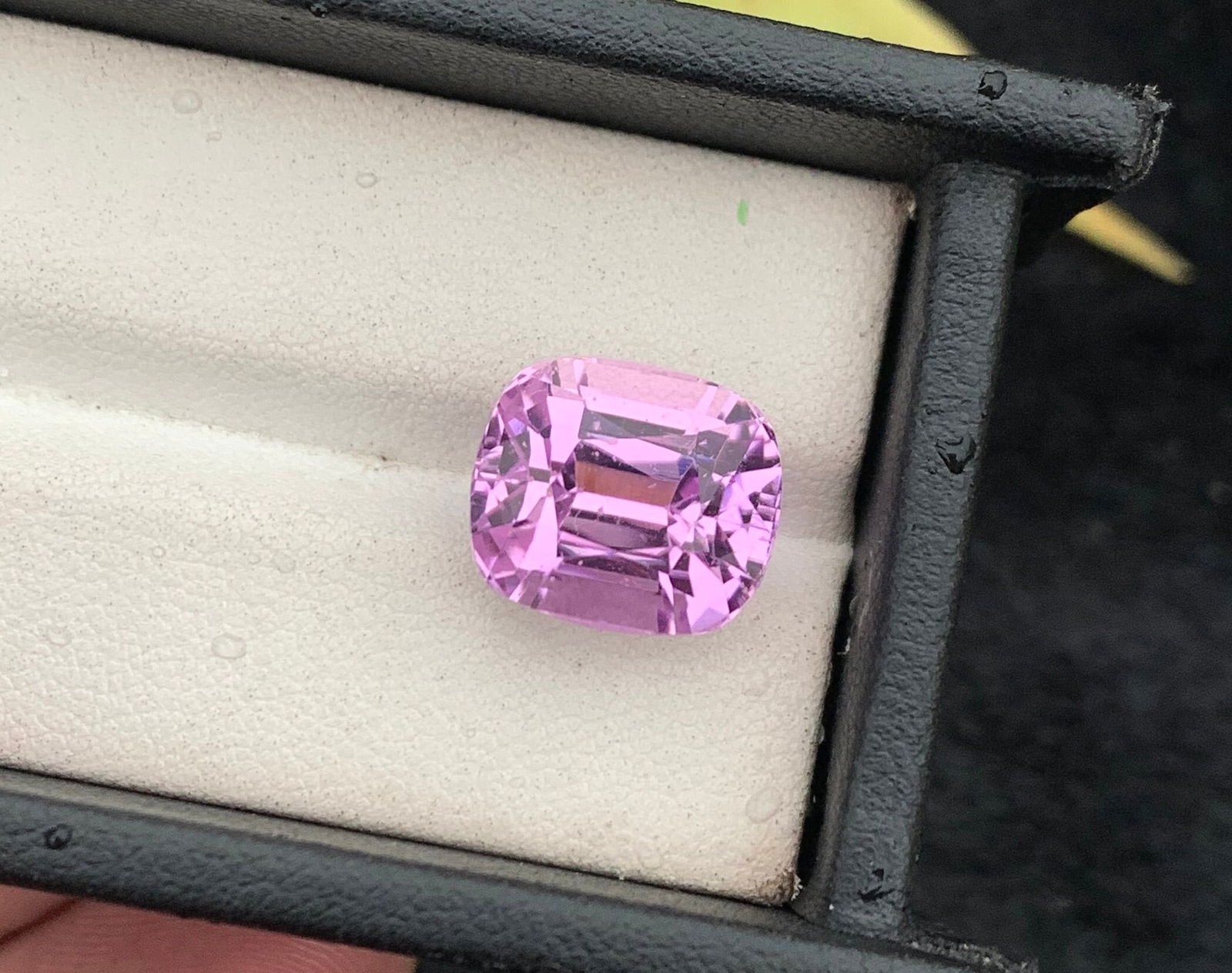 Pink Kunzite Gemstone: 12.30 Carat Cushion Cut, Afghanistan Origin - 8