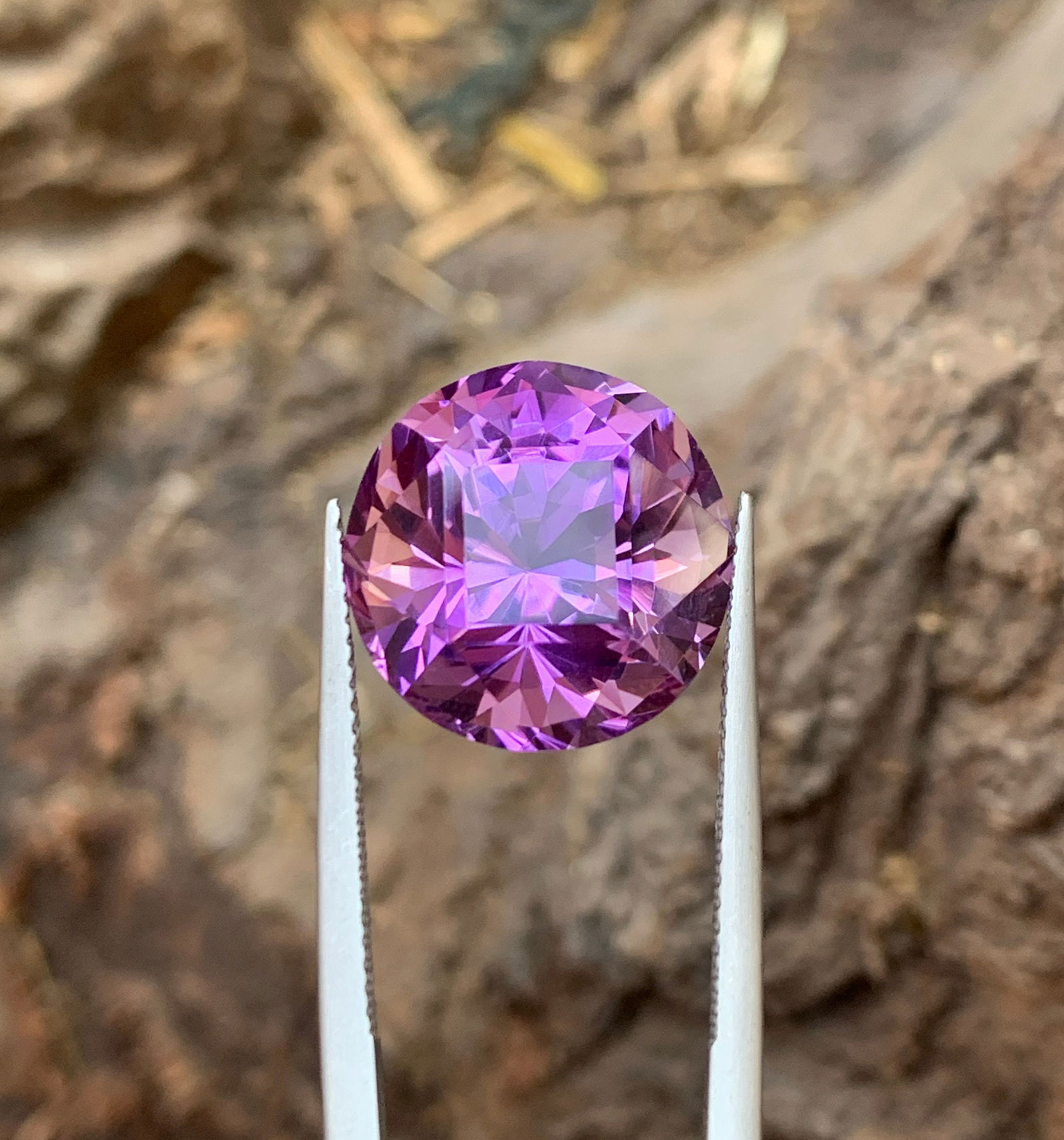 Round Cut Amethyst Gemstone: February Birthstone, Jewelry Making (14.50 CT) - 13