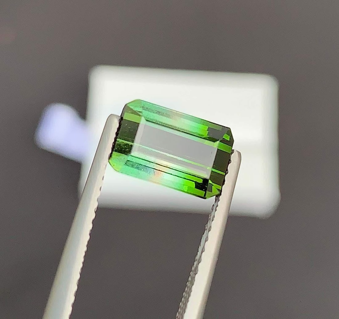 Blue Green Tourmaline Gemstone: Natural October Birthstone, Africa (2.54 CT) - 11