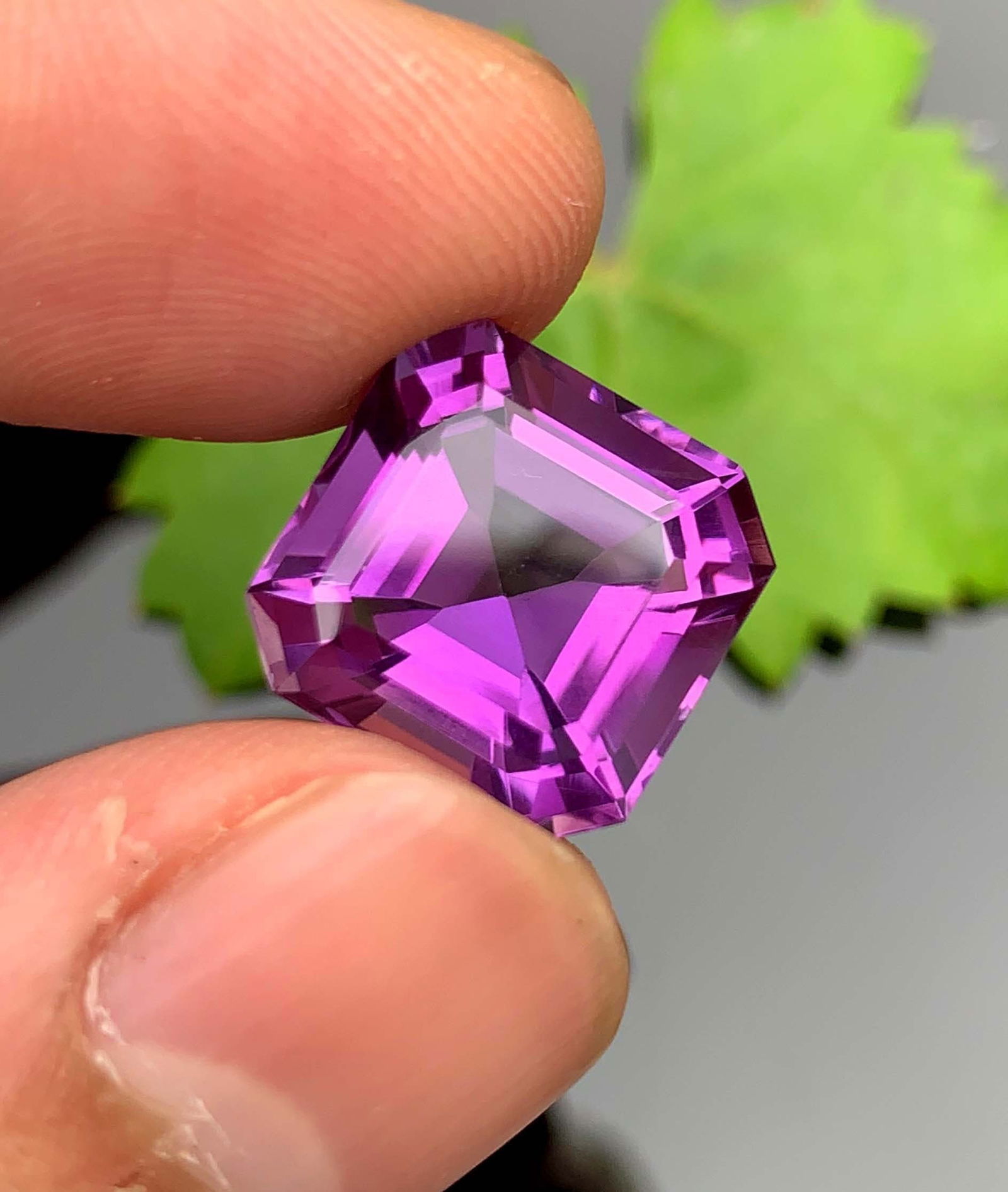 Asscher Cut Amethyst Gemstone: Natural February Birthstone (10.80 Carat): Materials: Gemstone: Amethyst Carat weight: 10.80 Natural Amethyst Gemstone, Assher Cut Amethyst Loose Gemstone, February Birthstone Properties: Birthstone : February Birthstone Zodiac Sign :
