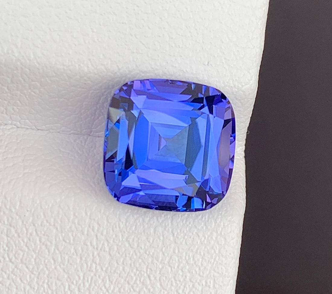 Natural AAA Tanzanite Loose Gemstone: 10.57 Carat Cushion Shape For Making Jewelry: Materials: Gemstone: Tanzanite Natural Tanzanite Loose Gemstone Cushion Shape Ring size For Making Jewelry Gemstone :-Natural Blue Tanzanite Shape :- Cushion shape Origin :- Tanzania Color :- Blue