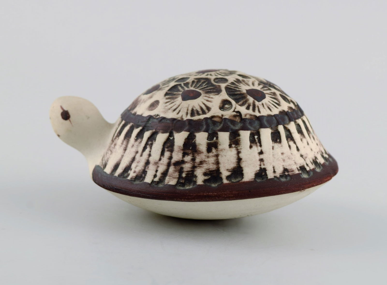 Lisa Larson for Gustavsberg. Turtle in glazed ceramics. 1970's. (1 of 6)