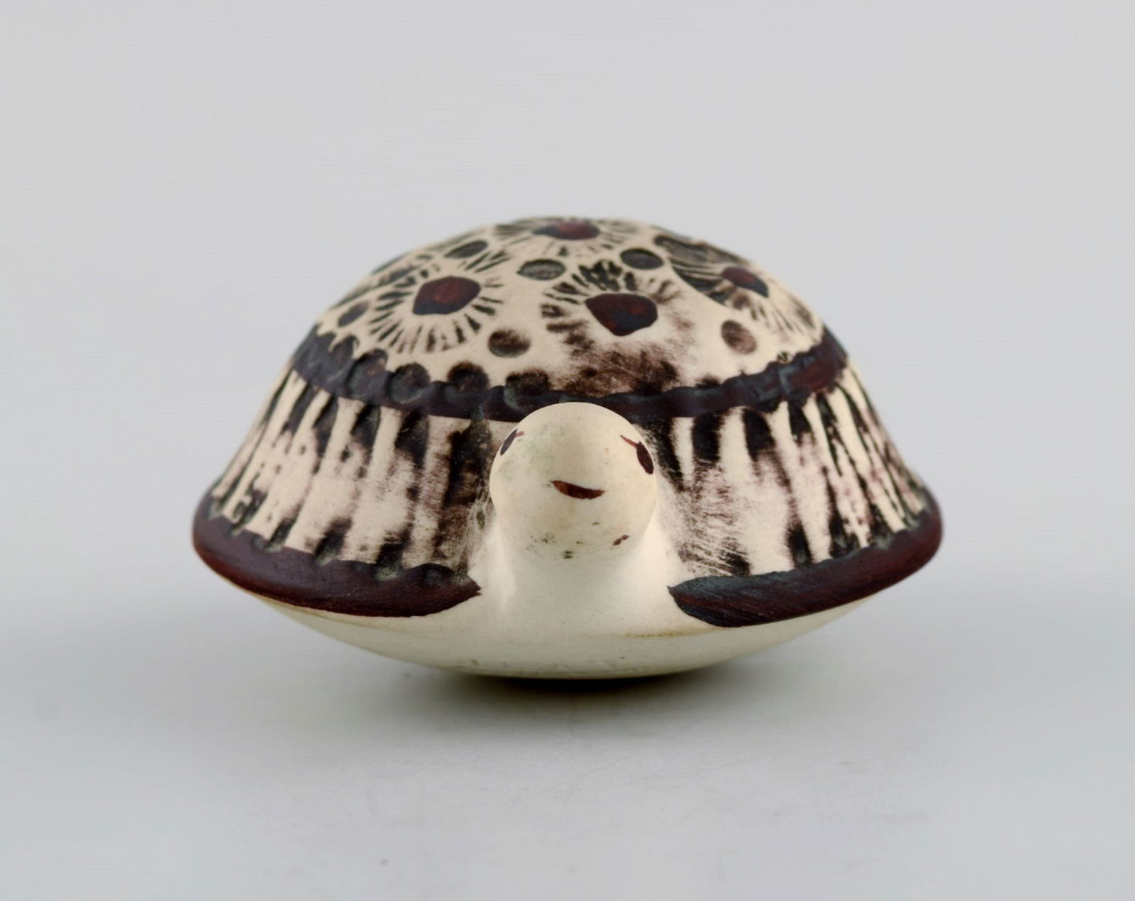 Lisa Larson for Gustavsberg. Turtle in glazed ceramics. 1970's. - 3