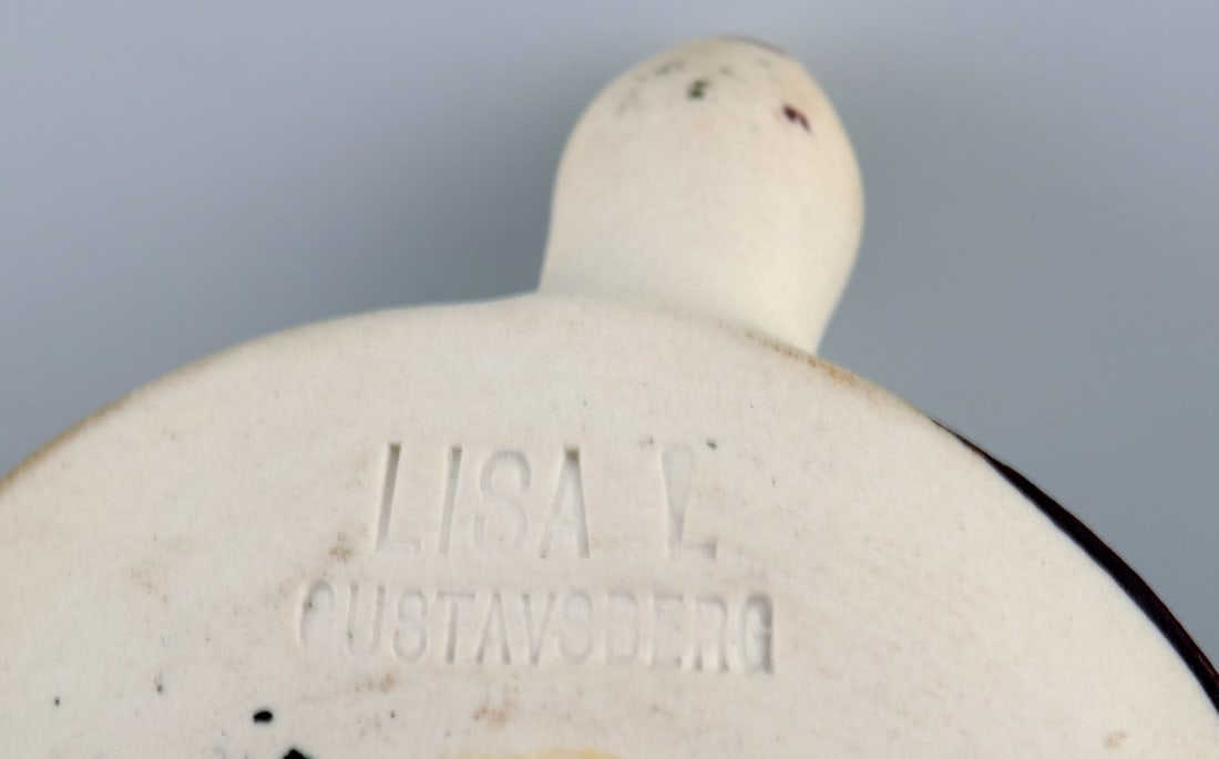 Lisa Larson for Gustavsberg. Turtle in glazed ceramics. 1970's. - 6