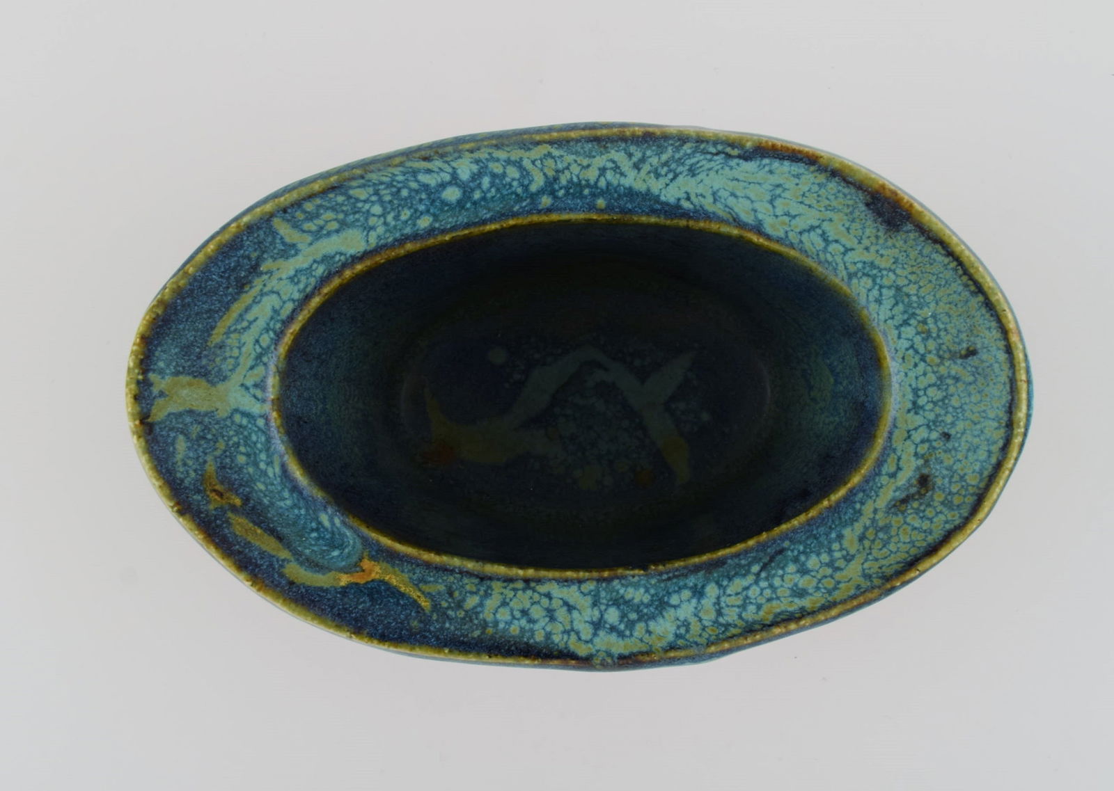 Curt M. Addin (1931-2007) for Glumslöv. Freeform vase in partially glazed stoneware. Beautiful - 6