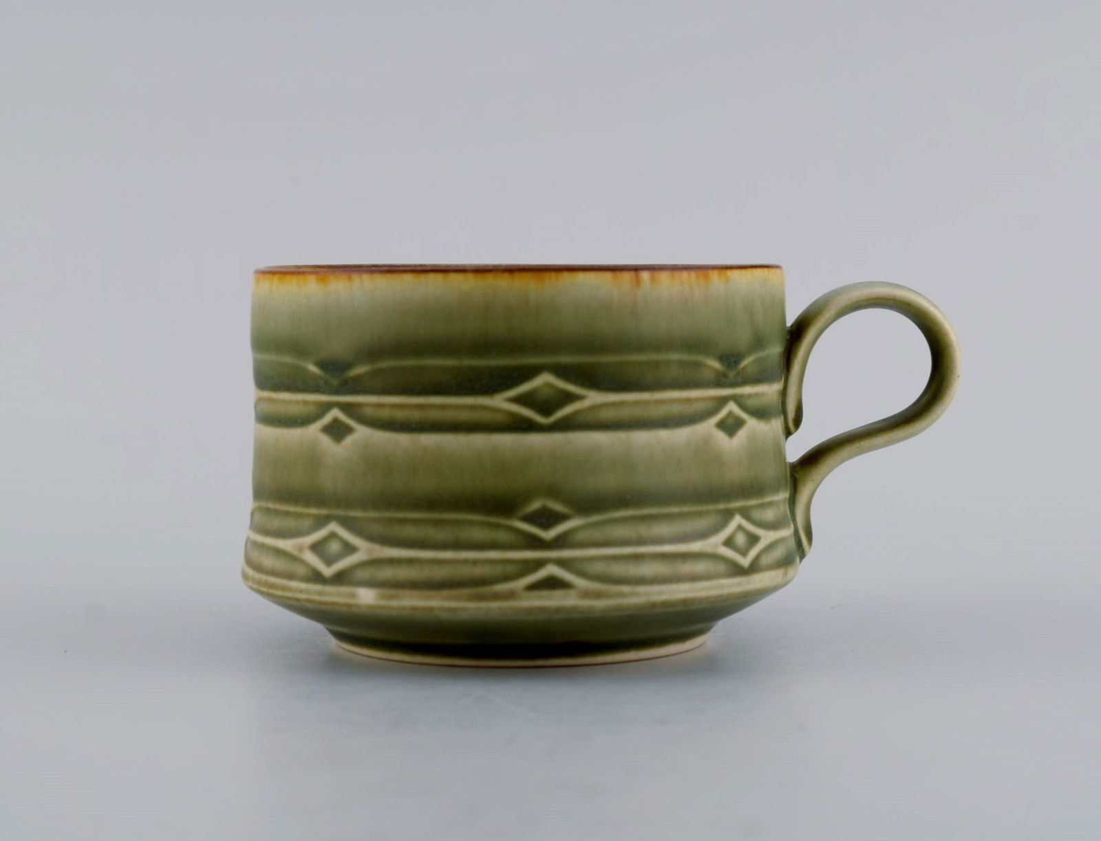 Jens H. Quistgaard (1919-2008) for Bing & Grøndahl. Rune coffee service in glazed stoneware for - 3
