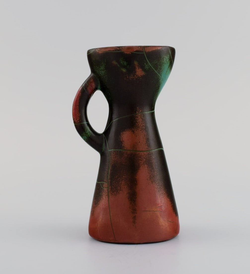 Paul Dresler (1879-1950) for Grotenburg, Germany. Jug in glazed stoneware. Beautiful crackle glaze - 3