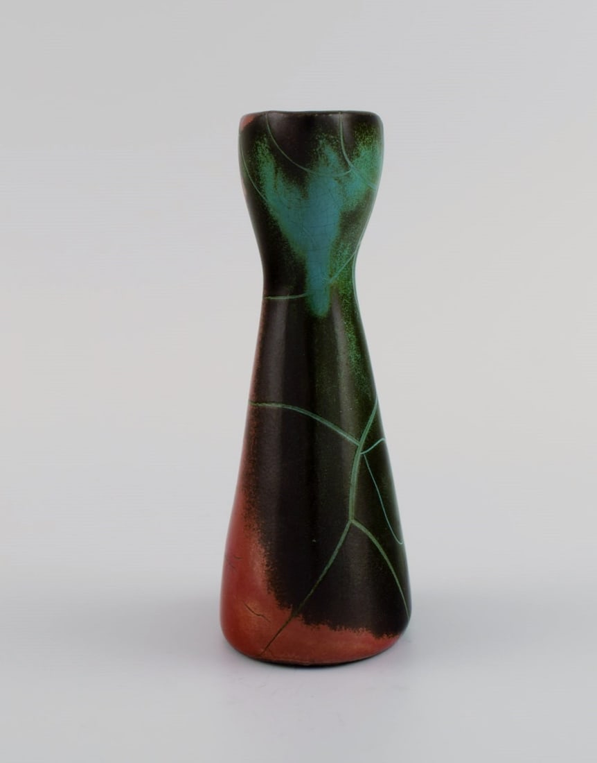 Paul Dresler (1879-1950) for Grotenburg, Germany. Jug in glazed stoneware. Beautiful crackle glaze - 5