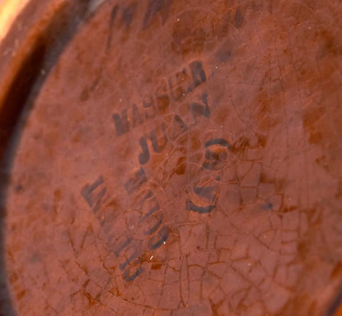 Clément Massier (1845-1917), France. Large vase in glazed ceramics. Beautiful polychrome glaze. - 8