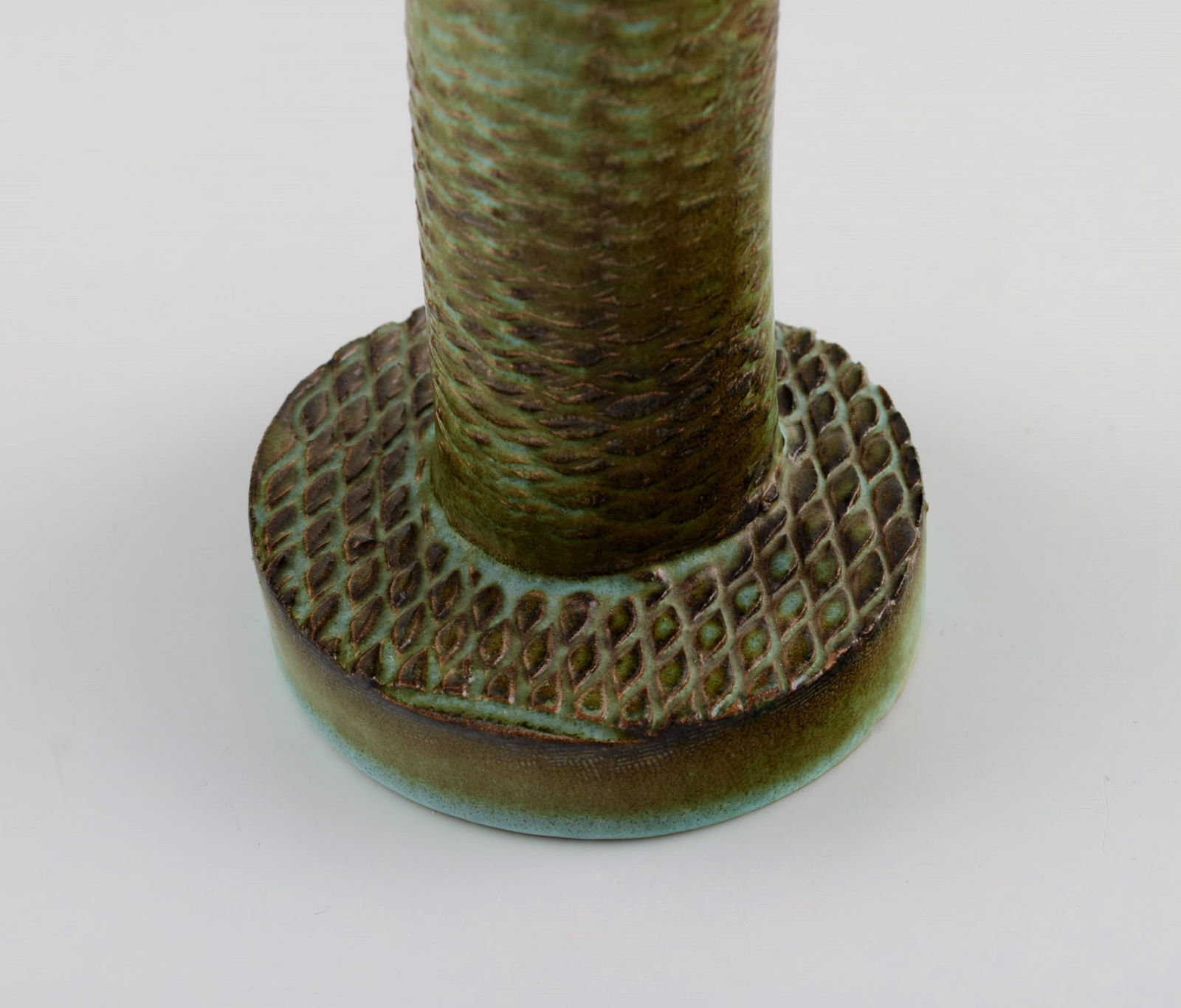 Francis Milici (b. 1952) for Vallauris. Organically shaped unique vase in glazed ceramics. Beautiful - 5