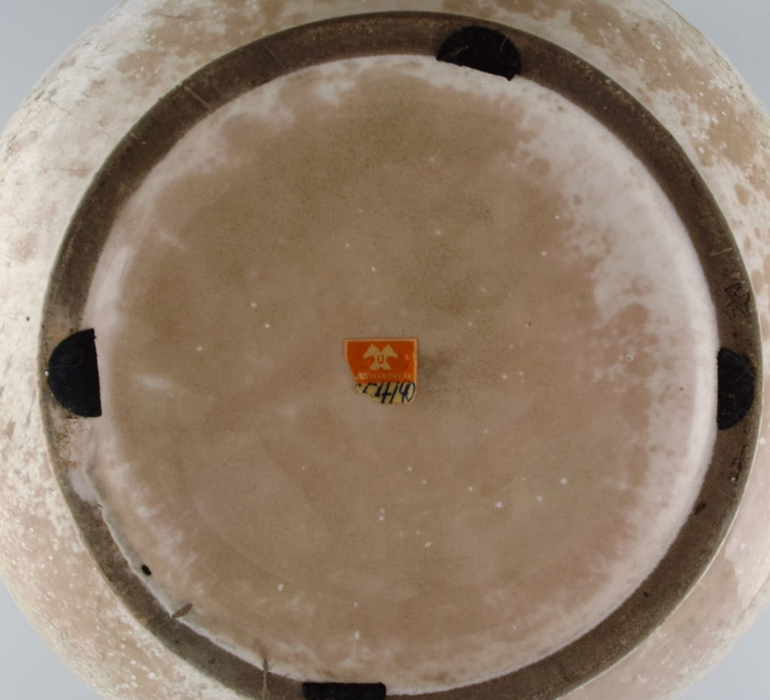 Richard Uhlemeyer, Germany. Large vase in glazed ceramics. Beautiful speckled glaze in sand and - 9