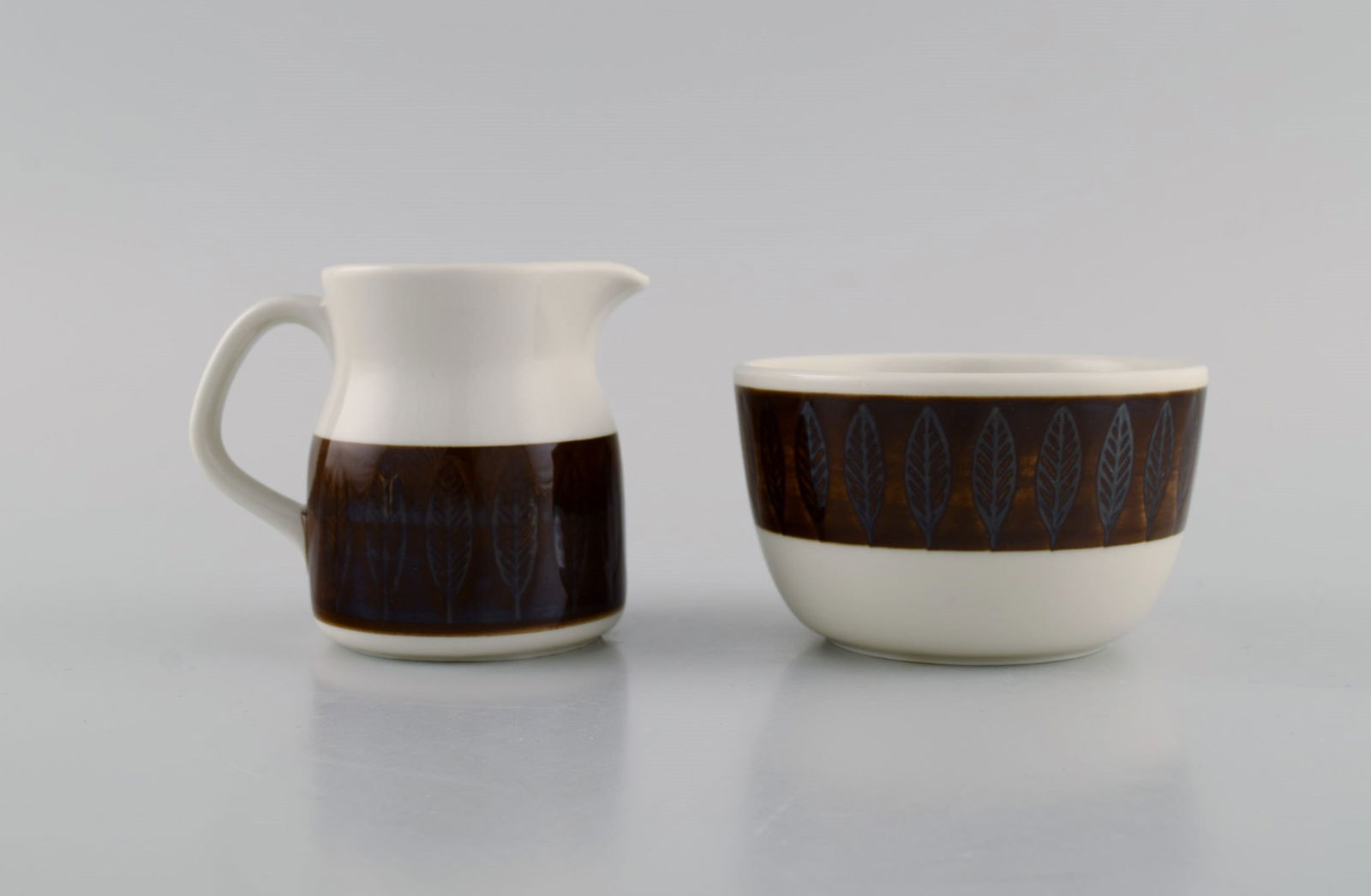 Hertha Bengtson (1917-1993) for Rörstrand. Three parts Koka in glazed stoneware. 1960s. - 2