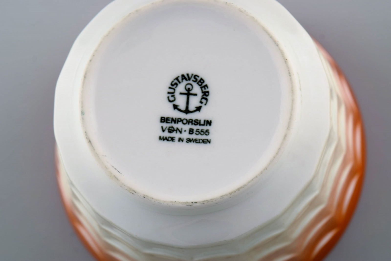 Wilhelm Kåge for Gustavsberg. Eight art deco herb pots in glazed porcelain. Swedish design, - 7