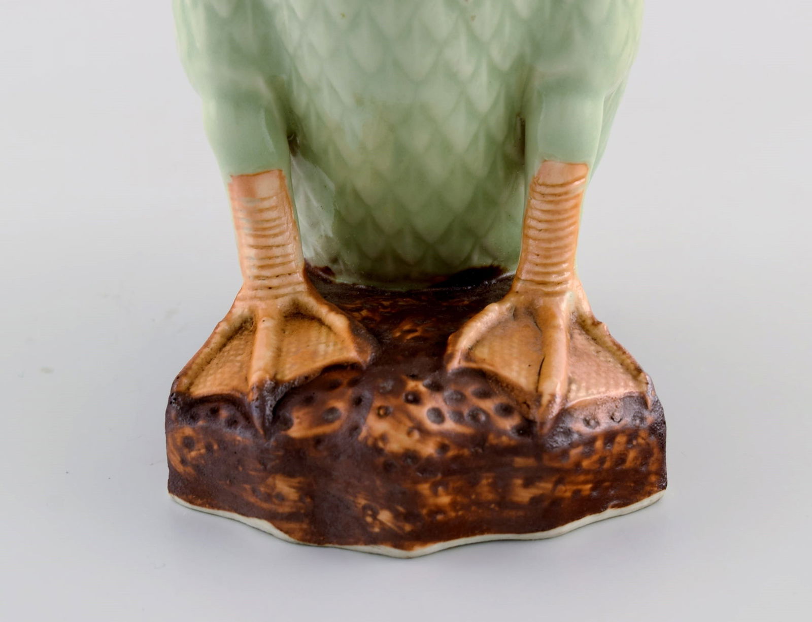 Austrian studio ceramicist. Goose in glazed stoneware. 1930s / 40s. - 6