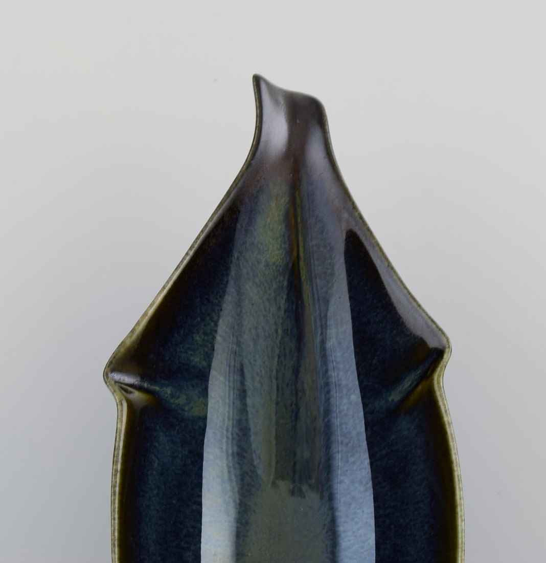 LÖVA - Gustavsberg - Gabi Citron-Tengborg. Bowl in glazed ceramics. 1960s. - 4