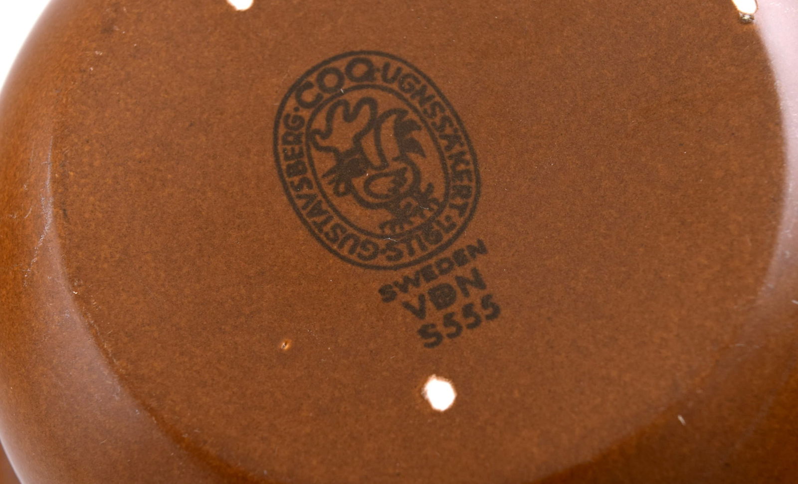 Stig Lindberg for Gustavsberg. Four Coq bowls / dishes in glazed stoneware. Beautiful speckled glaze - 6