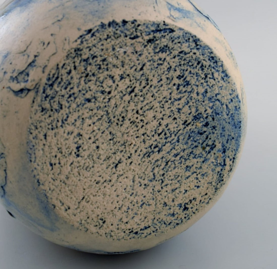 Dorte Sandal (b. 1955), Denmark. Large unique vase in glazed stoneware. Beautiful glaze in - 7