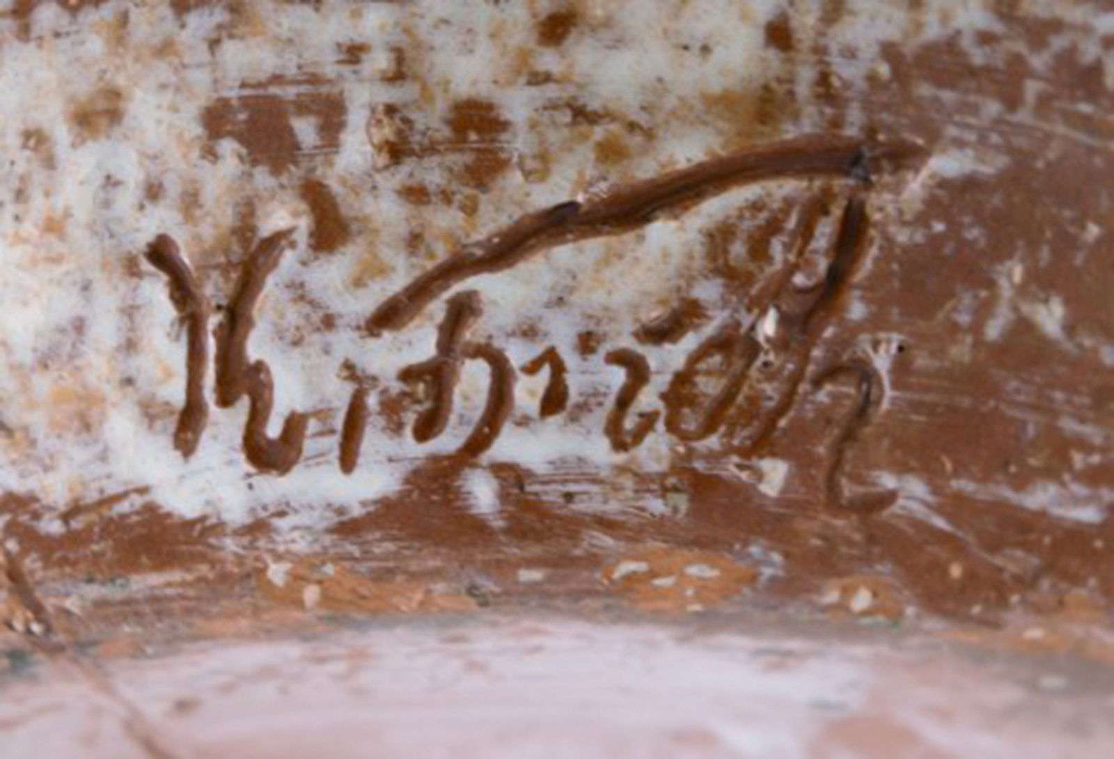 European studio ceramicist. Large unique vase in glazed ceramics. Late 20th century. - 6