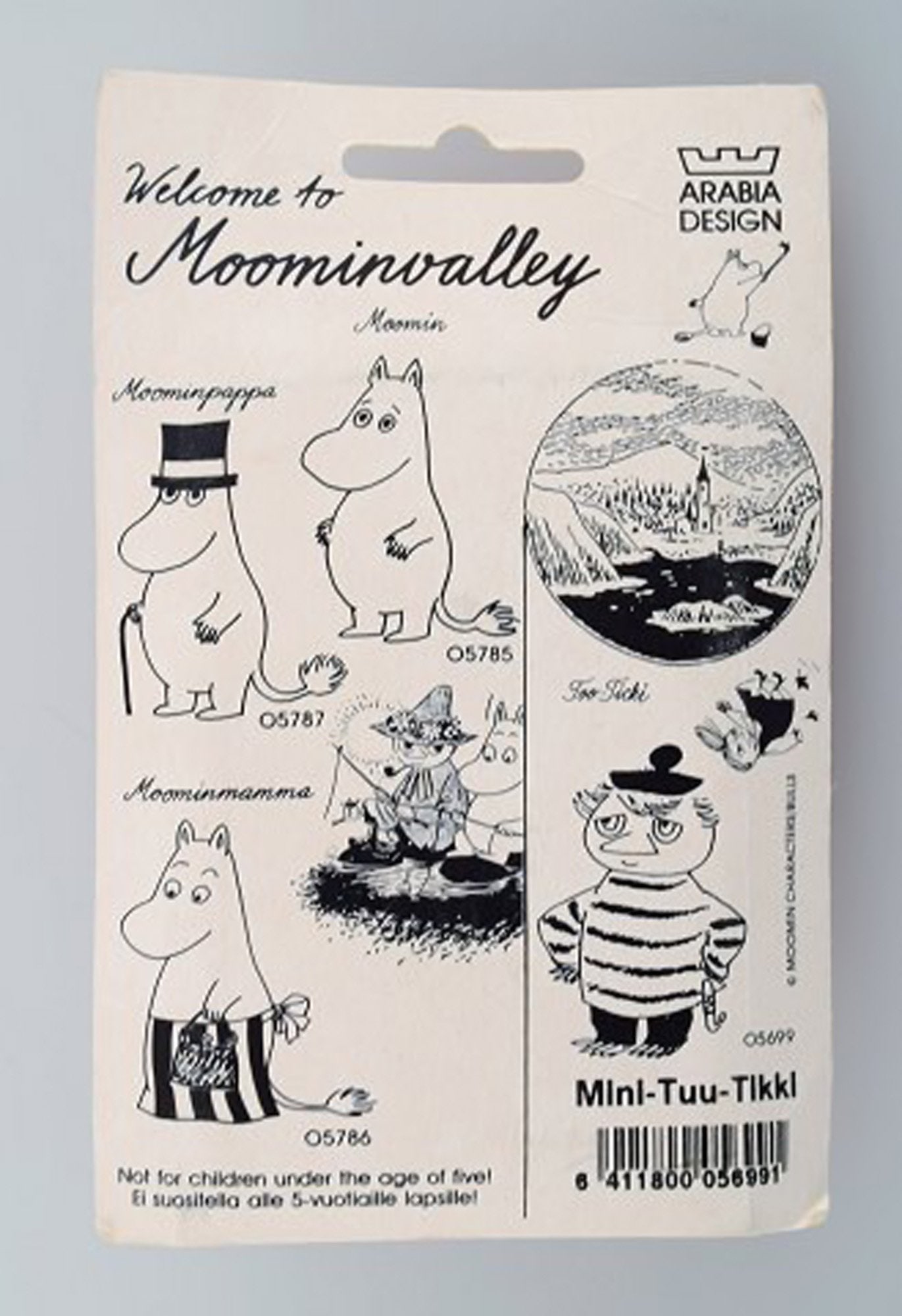 Arabia, Finland. Rare Tuu-Tikki figure from The Moomins in stoneware. Late 20th century. In original - 5