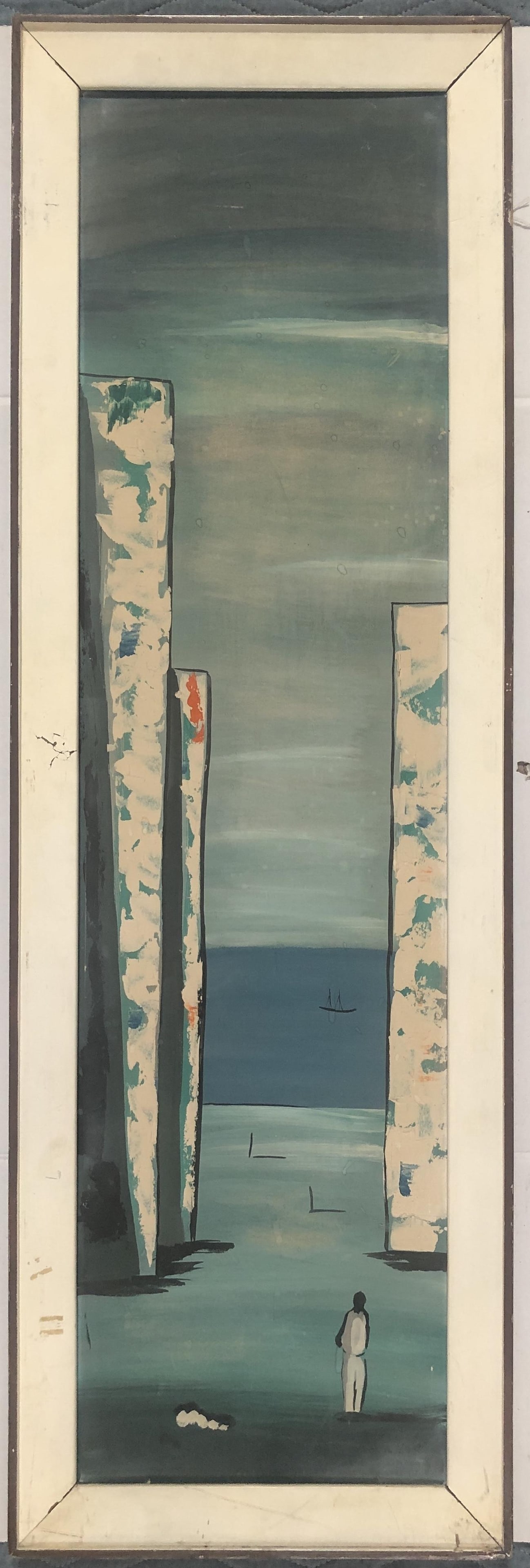 Abstract Landscape Acrylic on Canvas by Carlo of Hollywood, Pair - 4