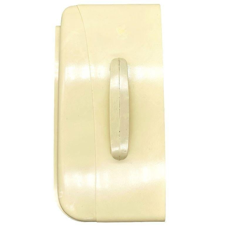 Mid-century 1949 Carrara Ivory Emerson Model 581 Plaskon Vacuum Tube AM Radio - 11