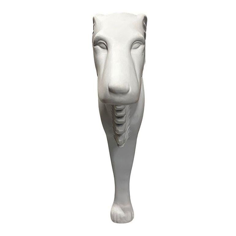 Life-Size Art Deco Styled Fiberglass Borzoi Russian Hunting Hound Dog Statue - 3