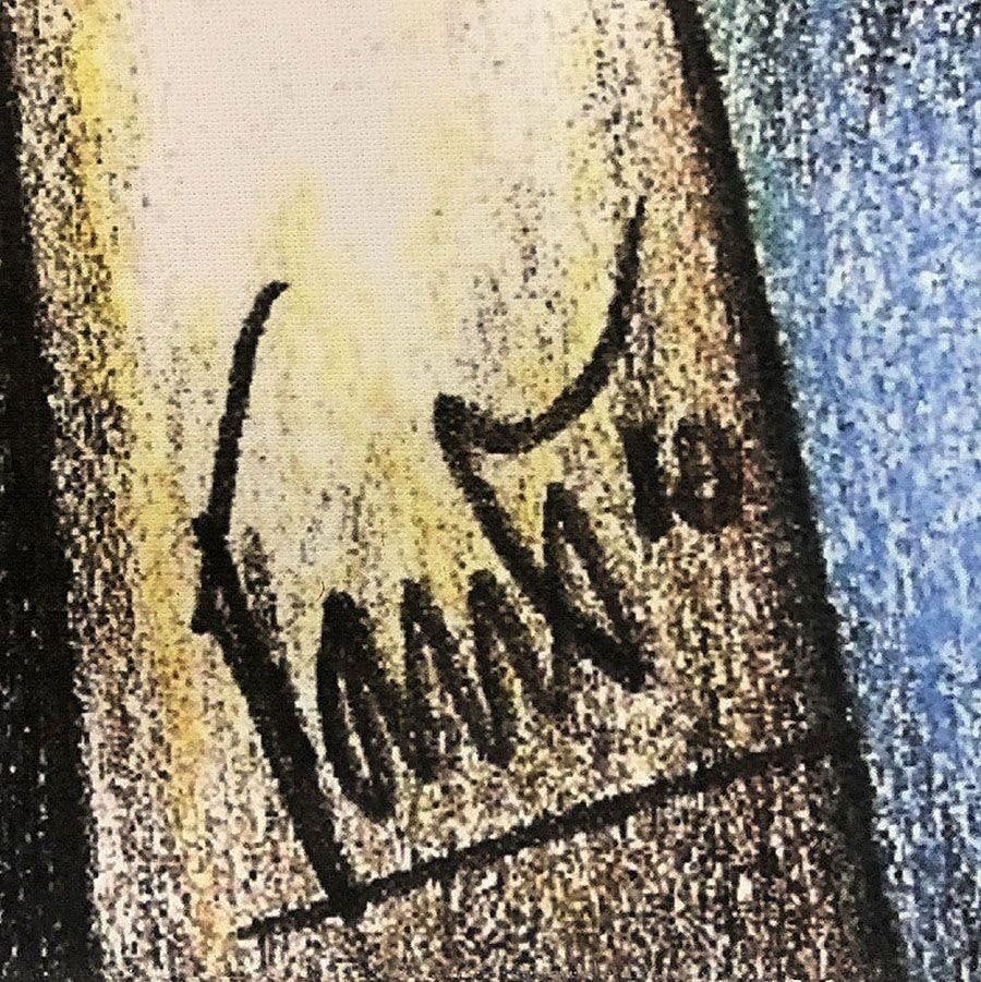 Geometric Abstract Expressinist Woman Portrait Print on Canvas by Richard T Spea - 5