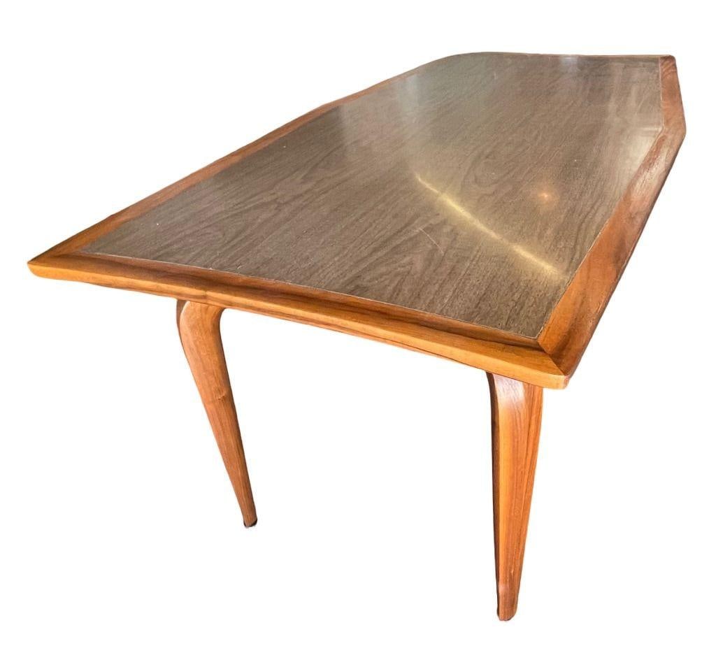 Mid-Century Walnut Dining Table by Maurice Bailey for Monteverdi Young - 11
