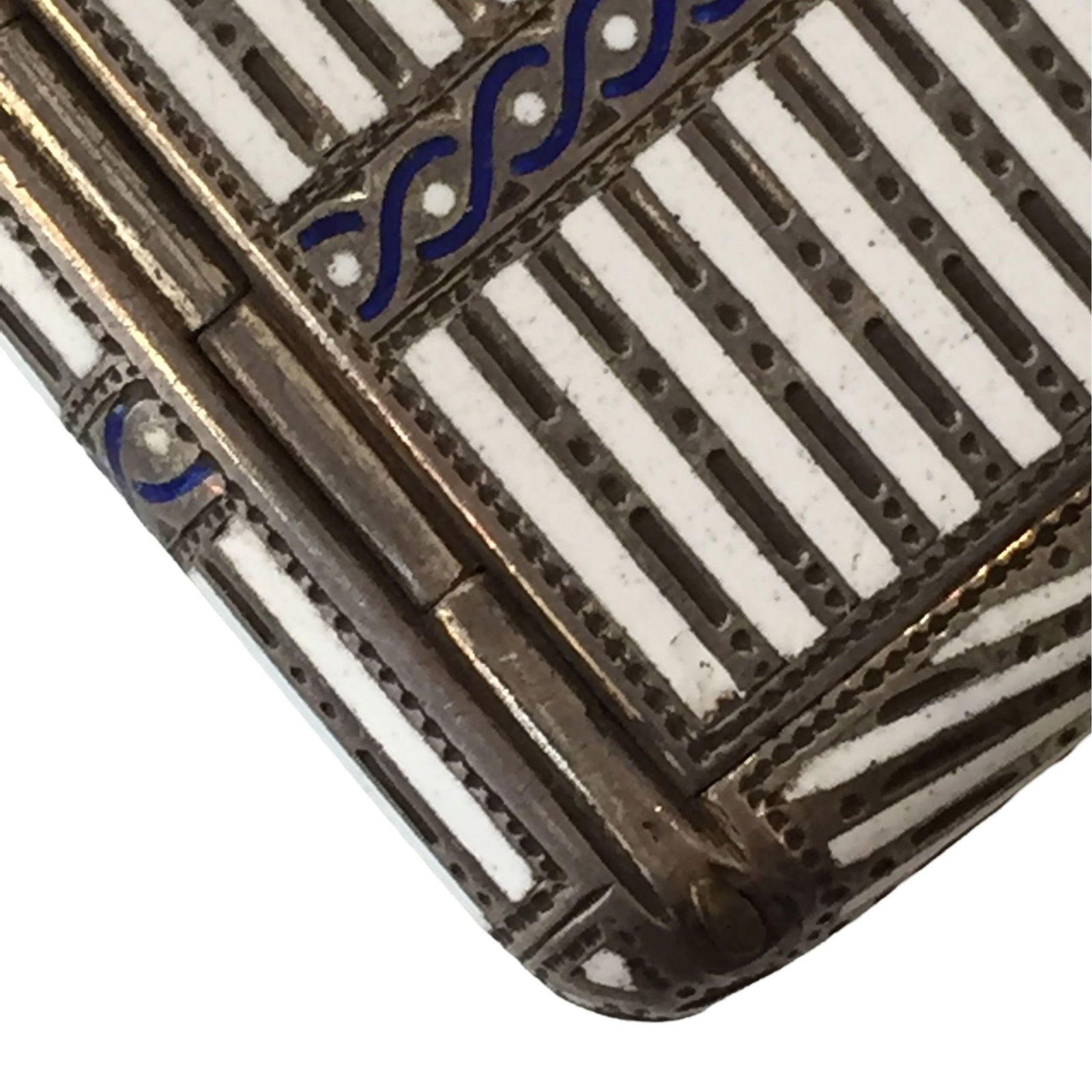 Art Deco Sterling Silver Compact Case by Aage Hjalmer Steenberg, Denmark, 1934 - 2